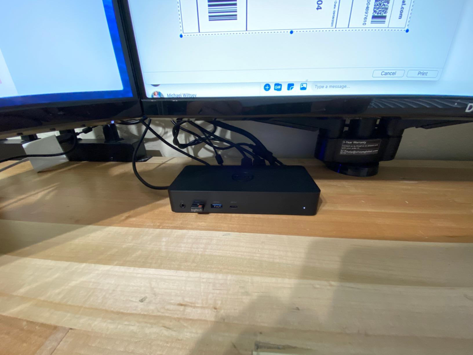 Dell 452-BCYT D6000 Universal Dock, Black, Single customer photo 1
