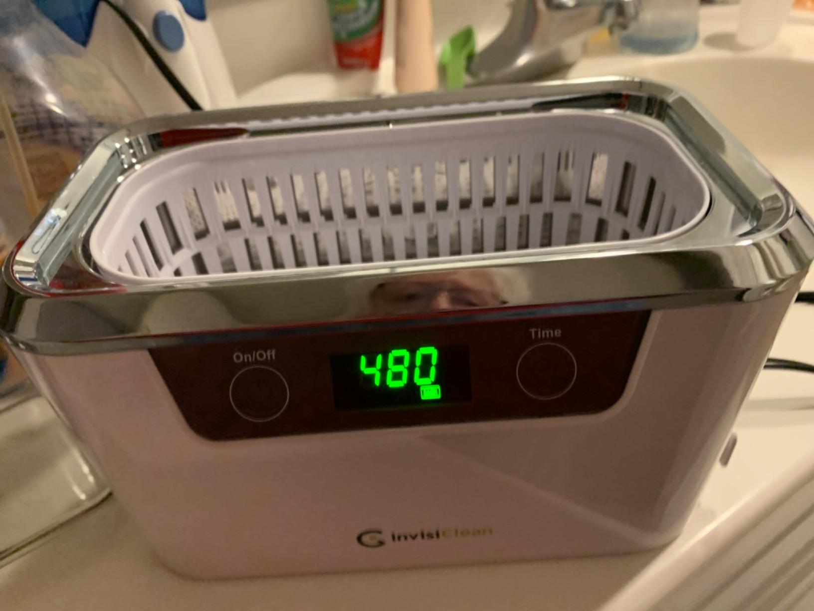 Ultrasonic Cleaner, Professional Ultrasonic Jewelry Cleaner for Diamond Ring, Silver, Gold, Earrings, Necklaces, Glasses, Denture, Retainer, Cpap, Coins, Mouthguard, Razors - VisiClean customer photo 1