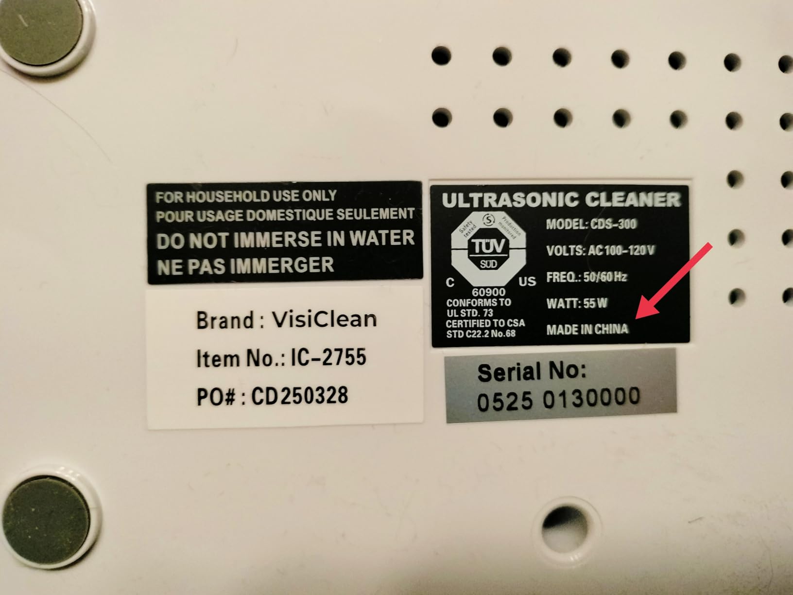 Ultrasonic Cleaner, Professional Ultrasonic Jewelry Cleaner for Diamond Ring, Silver, Gold, Earrings, Necklaces, Glasses, Denture, Retainer, Cpap, Coins, Mouthguard, Razors - VisiClean customer photo 2