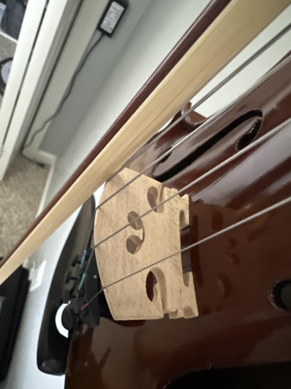 Sky New Solid Wood Antique Viola Outfit with Lightweight Case, Bow and Rosin (15.5 Inch) customer photo 1