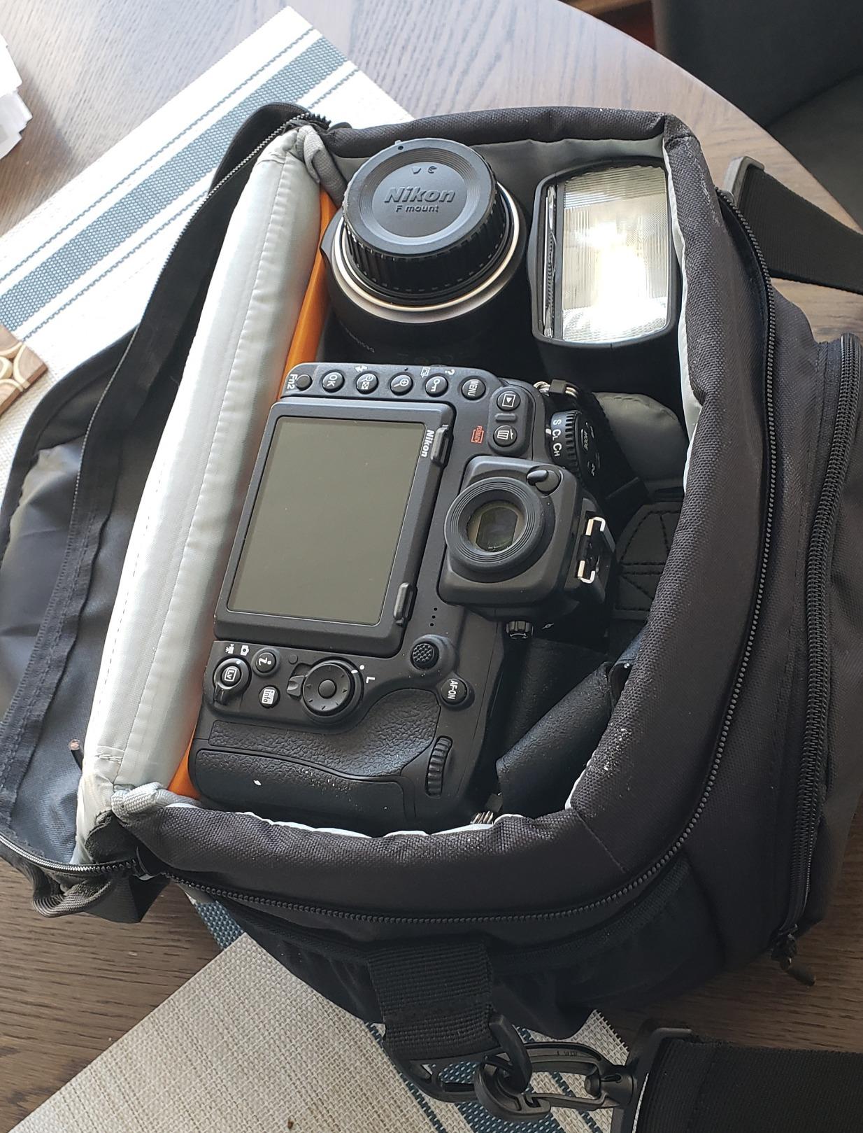 Lowepro LP37123, Nova 180 AW II Camera Bag, Waterproof, Customizable, Fits Pro-Depth DSLR with Lens, Compact Drone, 3-4 Additional Lenses, Flash, Black customer photo 1