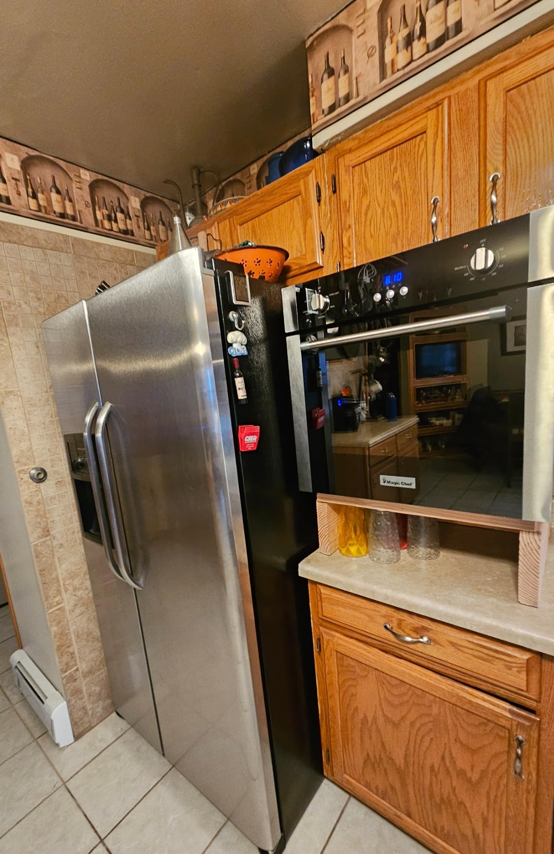 Magic Chef 24-Inch Built-In Electric Wall Oven, Stainless Steel, 2.2 Cu Ft customer photo 2