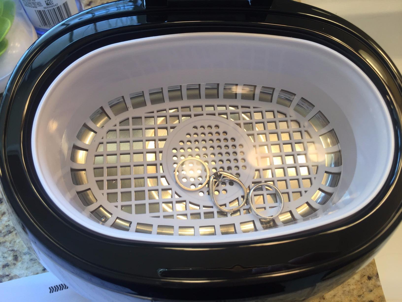 Ukoke UUC06S Ultrasonic Cleaner, Professional Jewelry Cleaner for Eyeglasses, Rings and Watches, 42kHz Portable Sonic Cleaner with 600ml Capacity Stainless Steel Tank customer photo 1