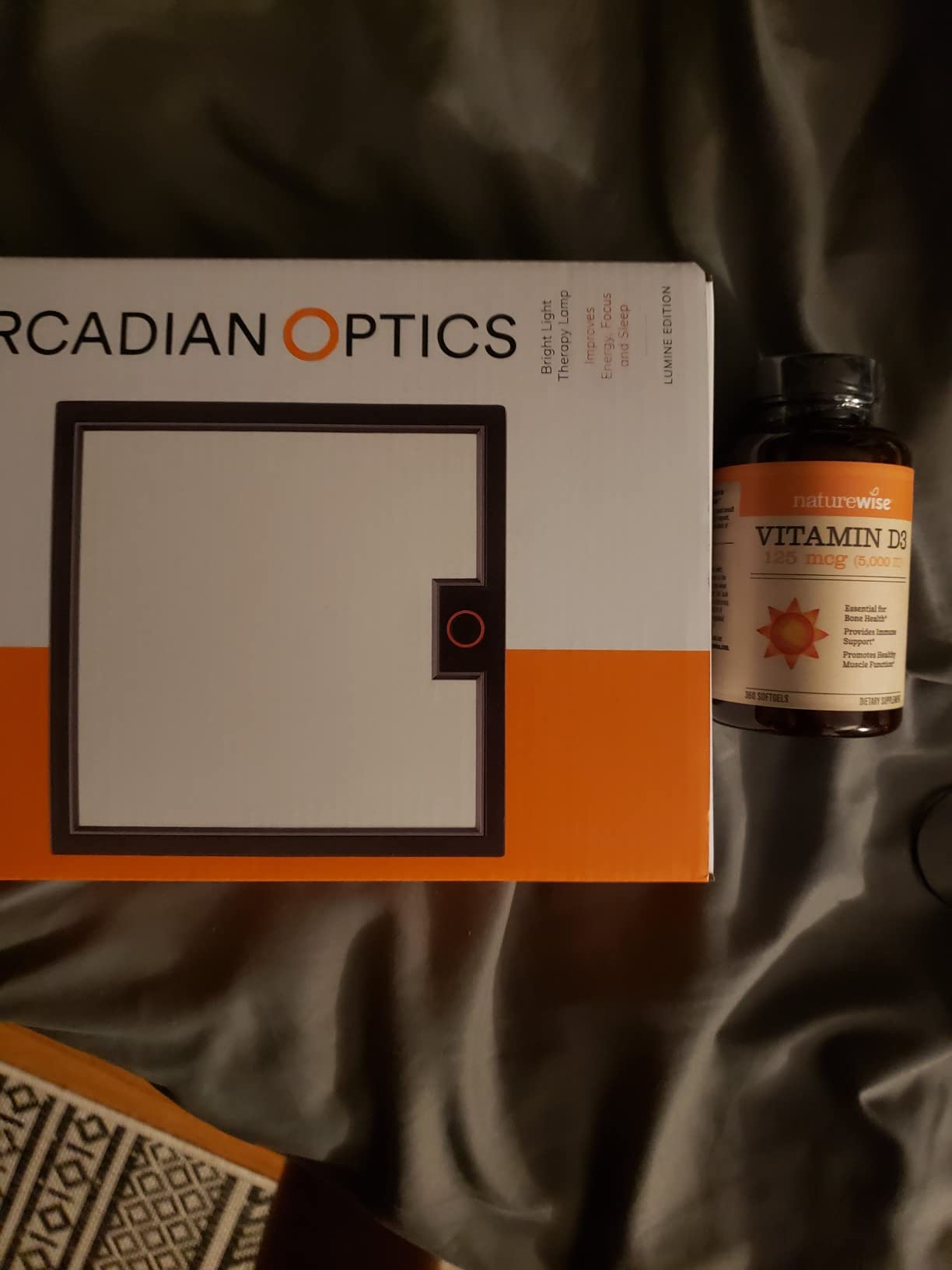 Circadian Optics Lumine 10,000 Lux Light Therapy Lamp | Seen On Shark Tank | Sun Lamp For Seasonal Blues | Ultra Bright White Light Therapy | 10,000 LUX | UV-Free | Full-Spectrum | Symmetrically Modern customer photo 2
