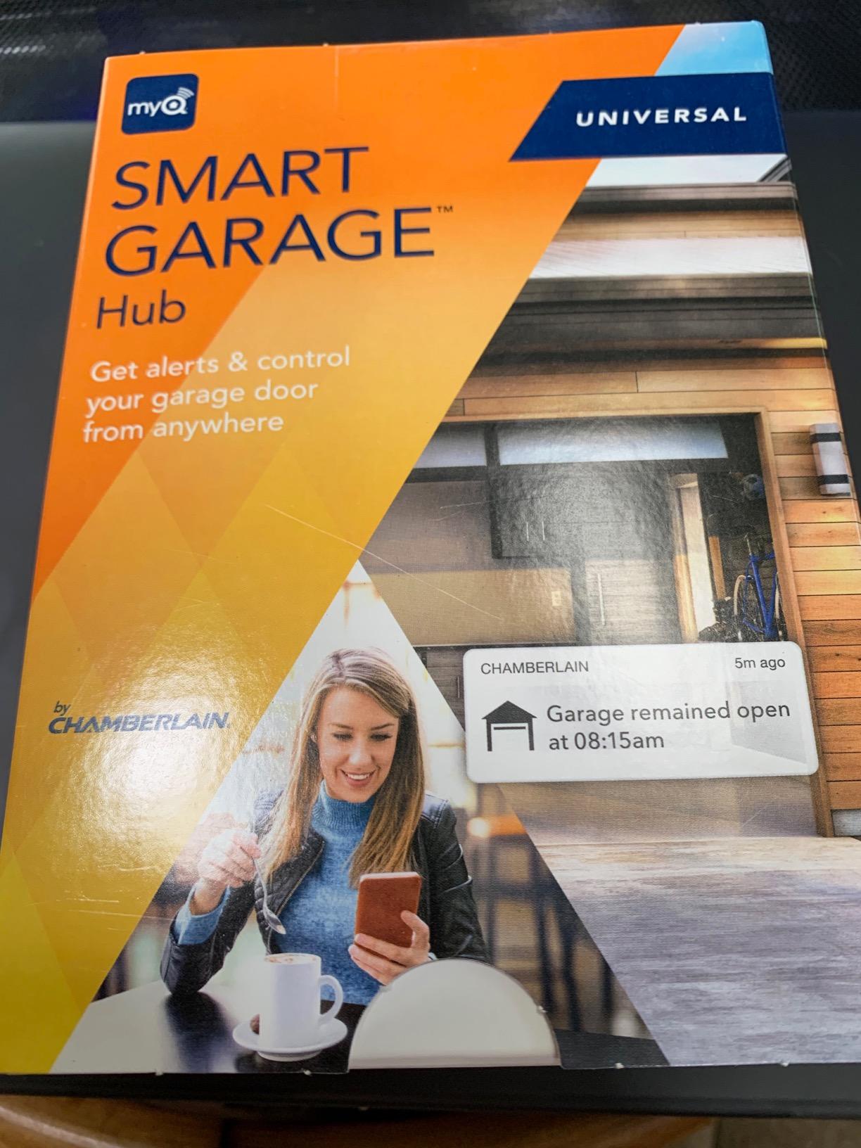 Chamberlain MyQ Smart Garage Hub - Wi-Fi enabled Garage Hub with Smartphone Control, Model MYQ-G0301, Old Version, Black customer photo 2