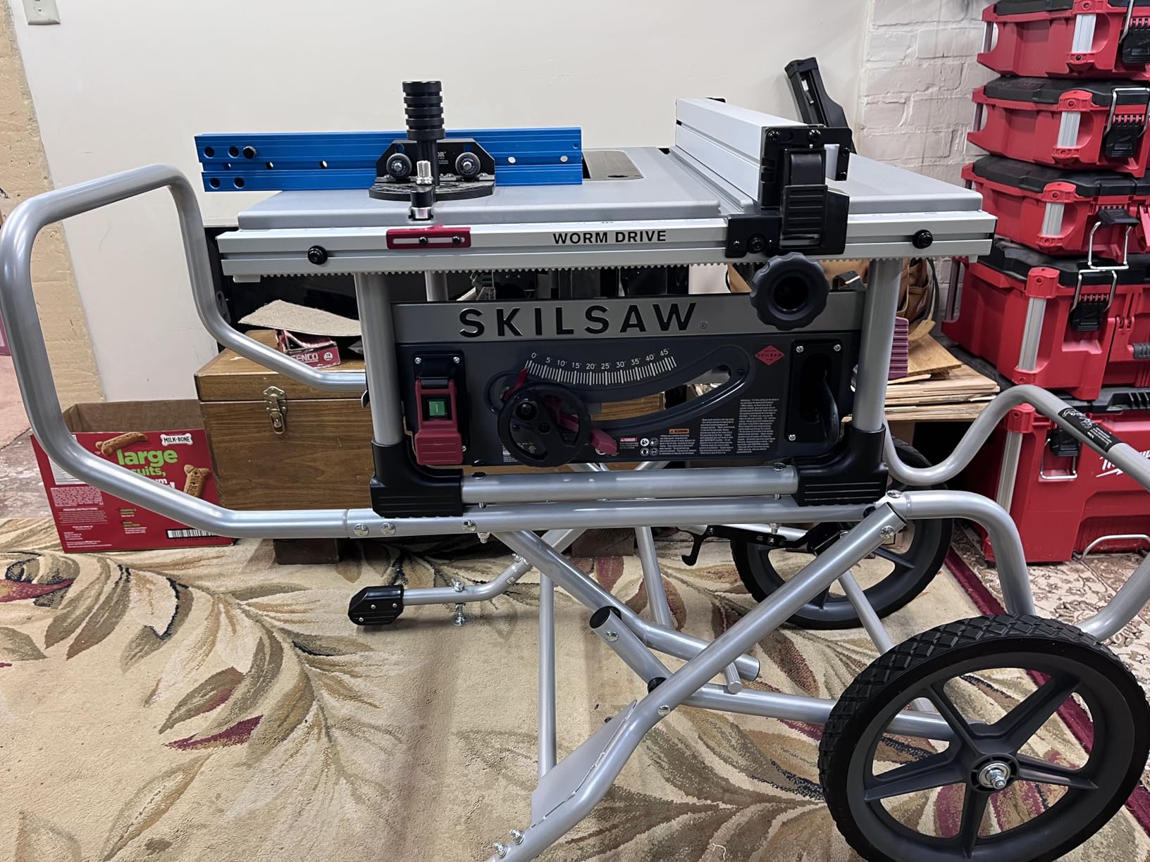 SKIL 10 Inch Heavy Duty Worm Drive Table Saw with Stand - SPT99-11 customer photo 2