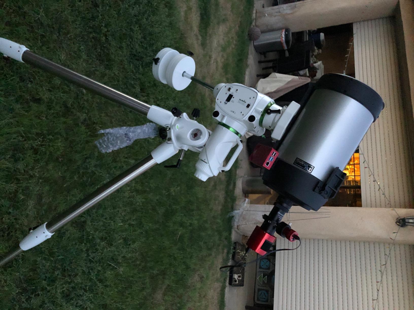 Sky-Watcher EQ6-R Pro - Fully Computerized GoTo German Equatorial Telescope Mount - Belt-driven, Motorized, Computerized Hand Controller with 42,900+ Celestial Object Database customer photo 1