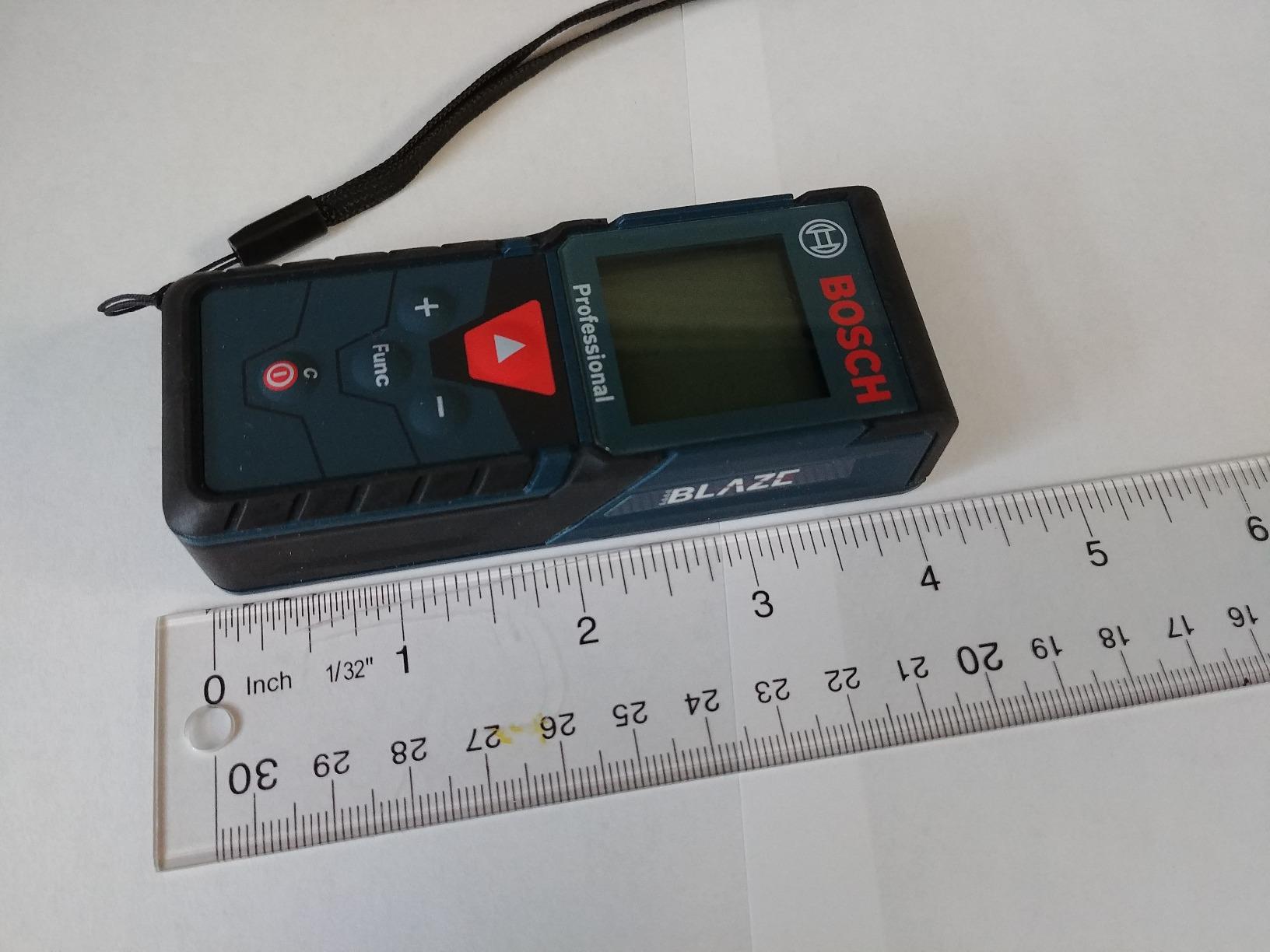 BOSCH GLM165-40 Blaze Pro 165 Ft. Laser Measure, Distance Measuring Laser | Real-time measurement, backlit color display, 1/16 in. accuracy, contractors, stable mounting, surveying, construction customer photo 1