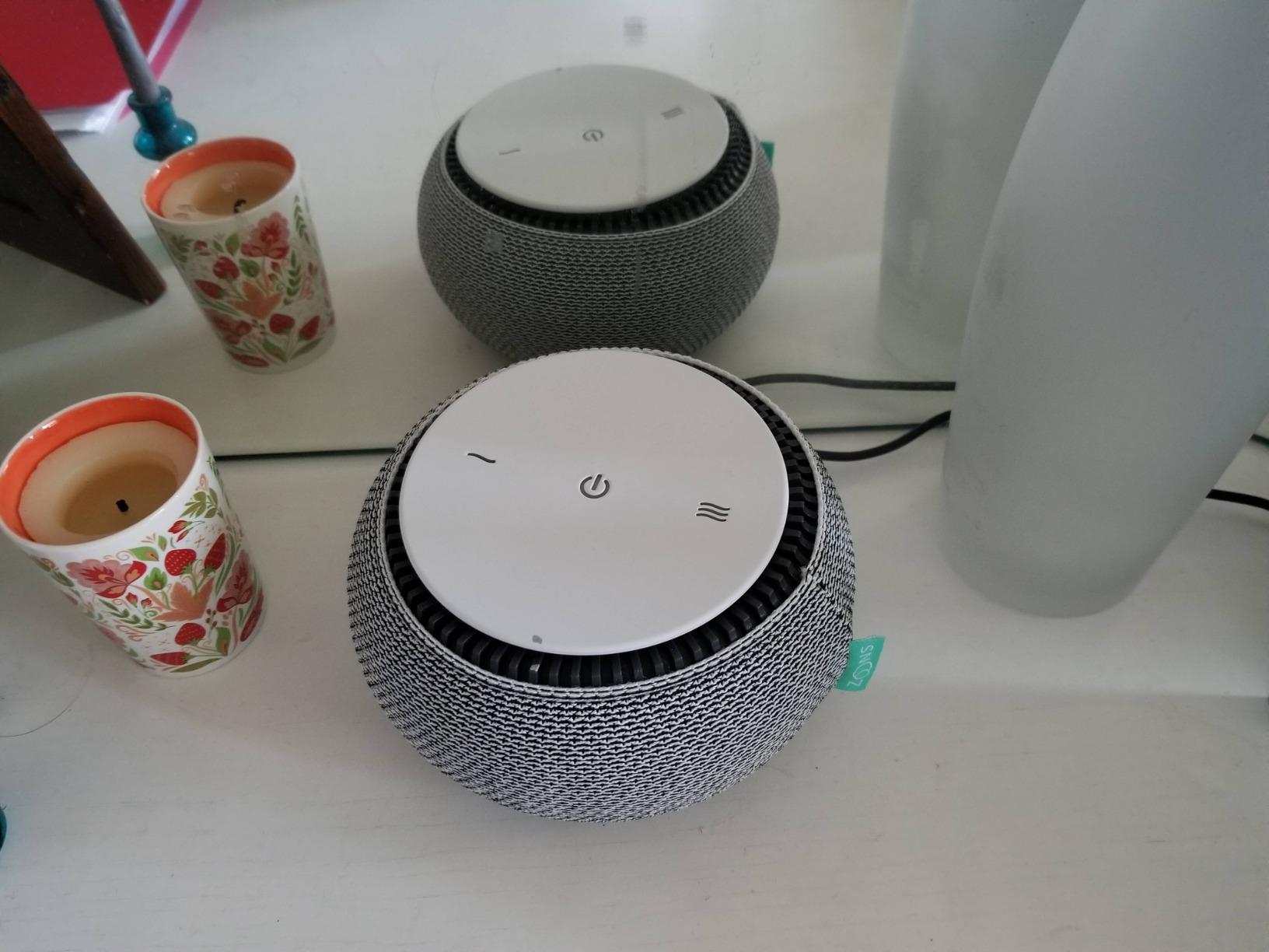 SNOOZ Original Smart White Noise Sound Machine, Real Fan Inside for Sleep, Non-Looping White Noise, App Scheduler, 10 Volume Levels customer photo 2