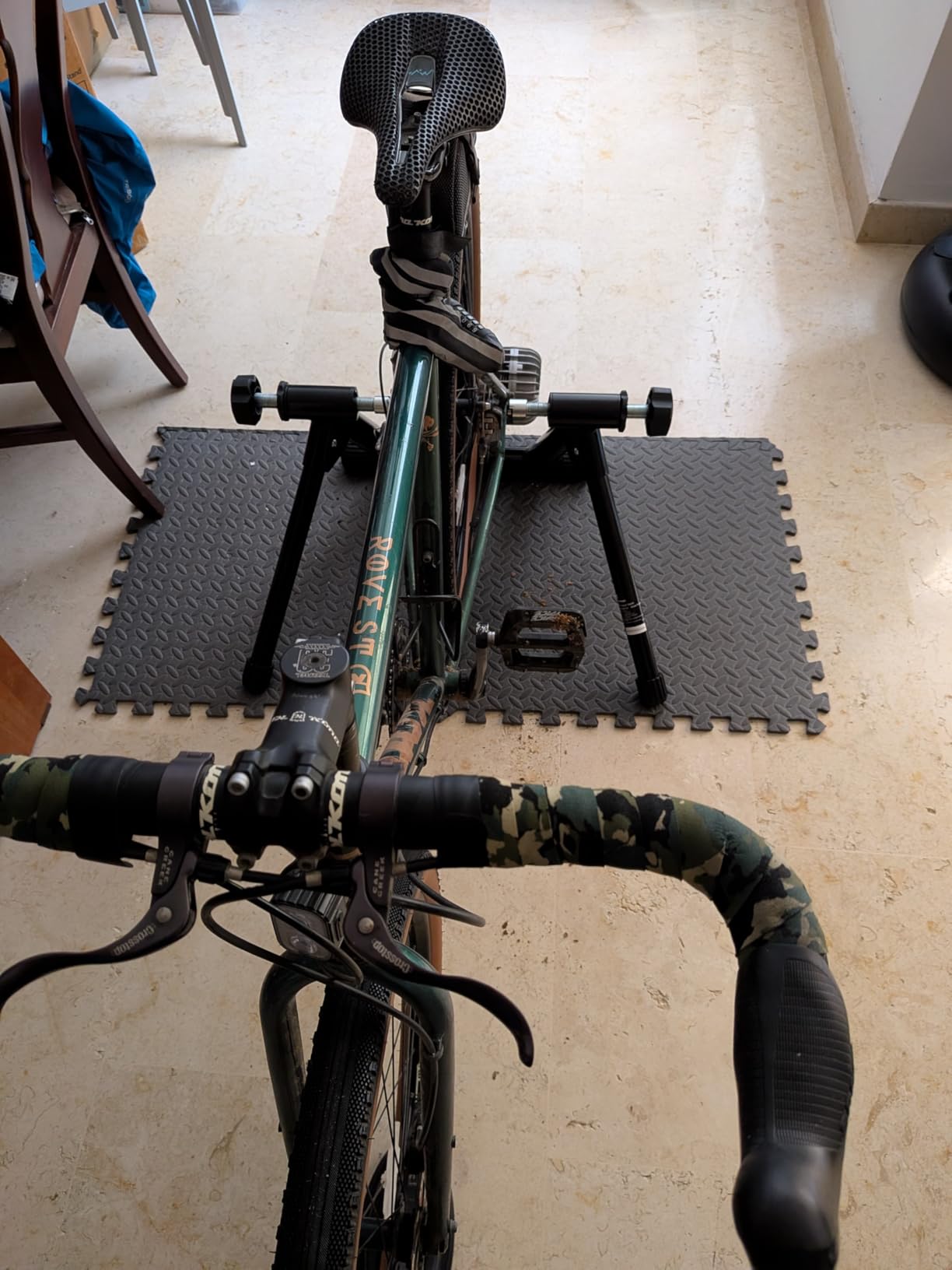 Sportneer Bike Trainer - Fluid Stationary Bike Stand for 26-29