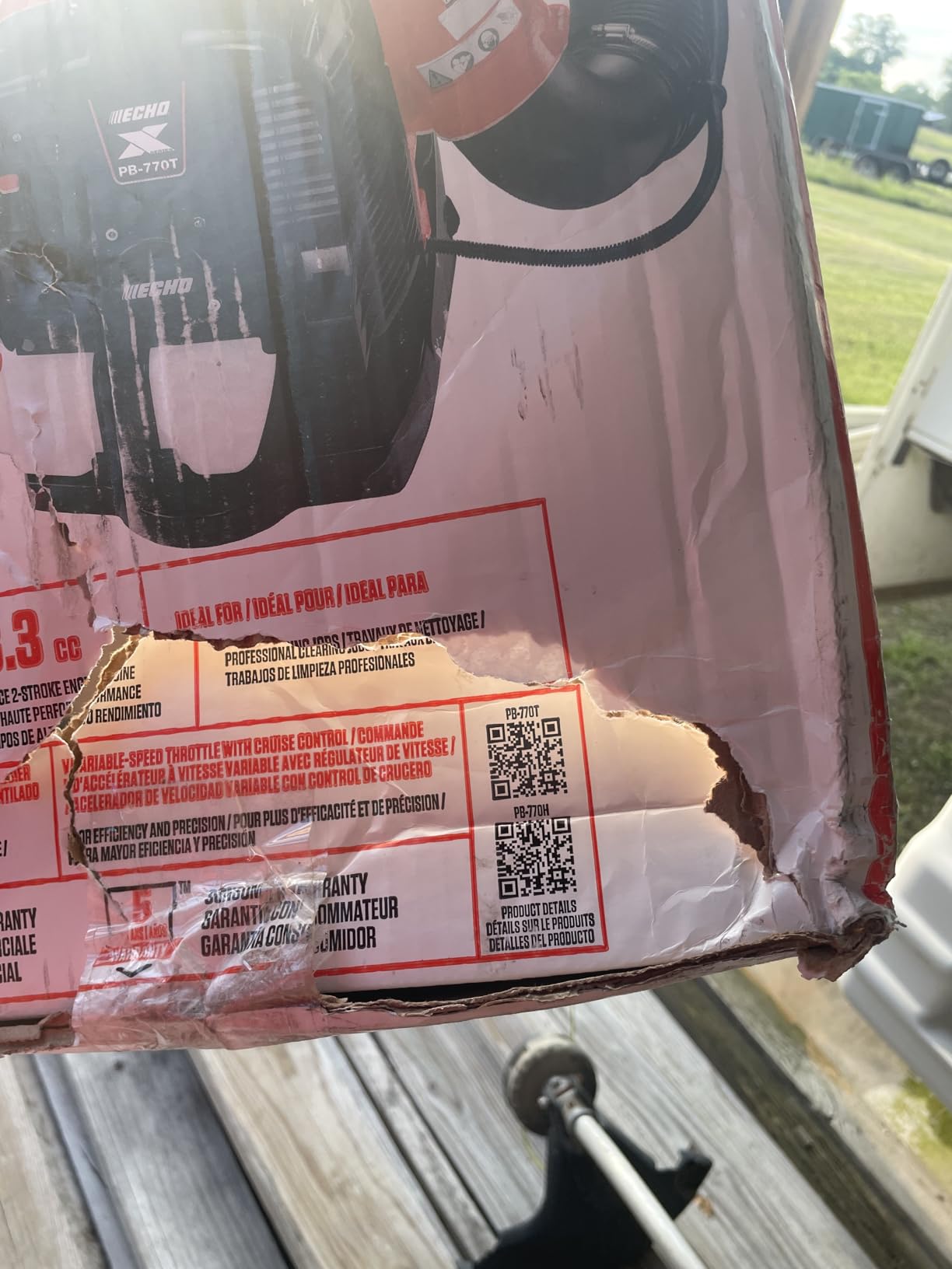 PB-770T - Echo Backpack Blower - Commercial Grade 63.3 cc, Gas, 756 CFM, 234 MPH, 5-yr Consumer Warranty! customer photo 1
