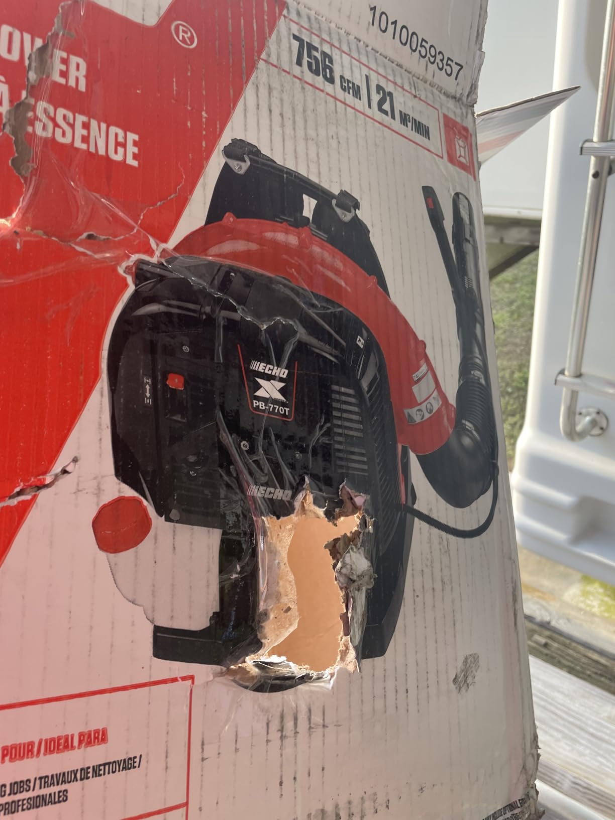 PB-770T - Echo Backpack Blower - Commercial Grade 63.3 cc, Gas, 756 CFM, 234 MPH, 5-yr Consumer Warranty! customer photo 2