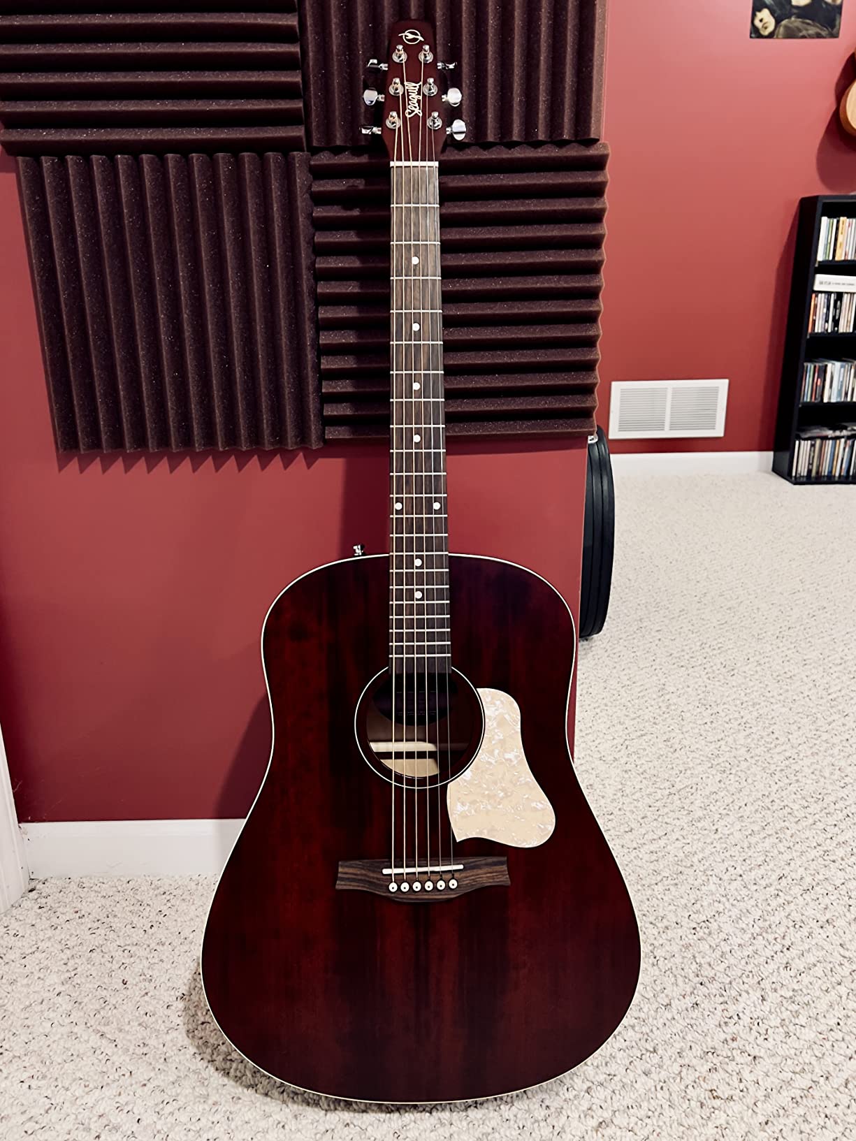 Seagull S6 Original DREADNOUGHT Acoustic Guitar, Rosewood Fingerboard | Custom SEMI-GLOS customer photo 2