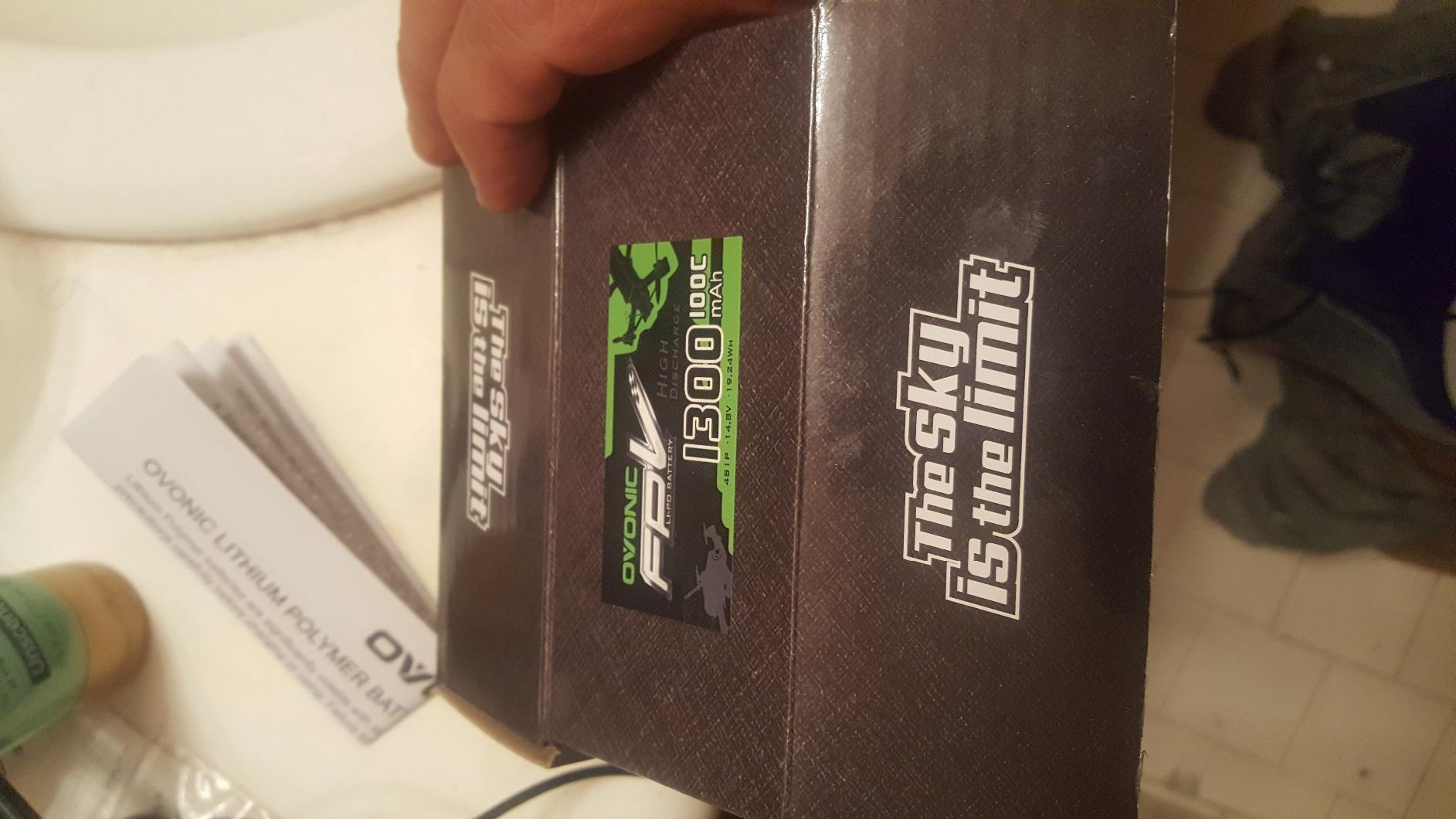 OVONIC 4s Lipo Battery 100C 1300mAh 14.8V Lipo Battery with XT60 Connector for RC FPV Racing Drone Quadcopter customer photo 1
