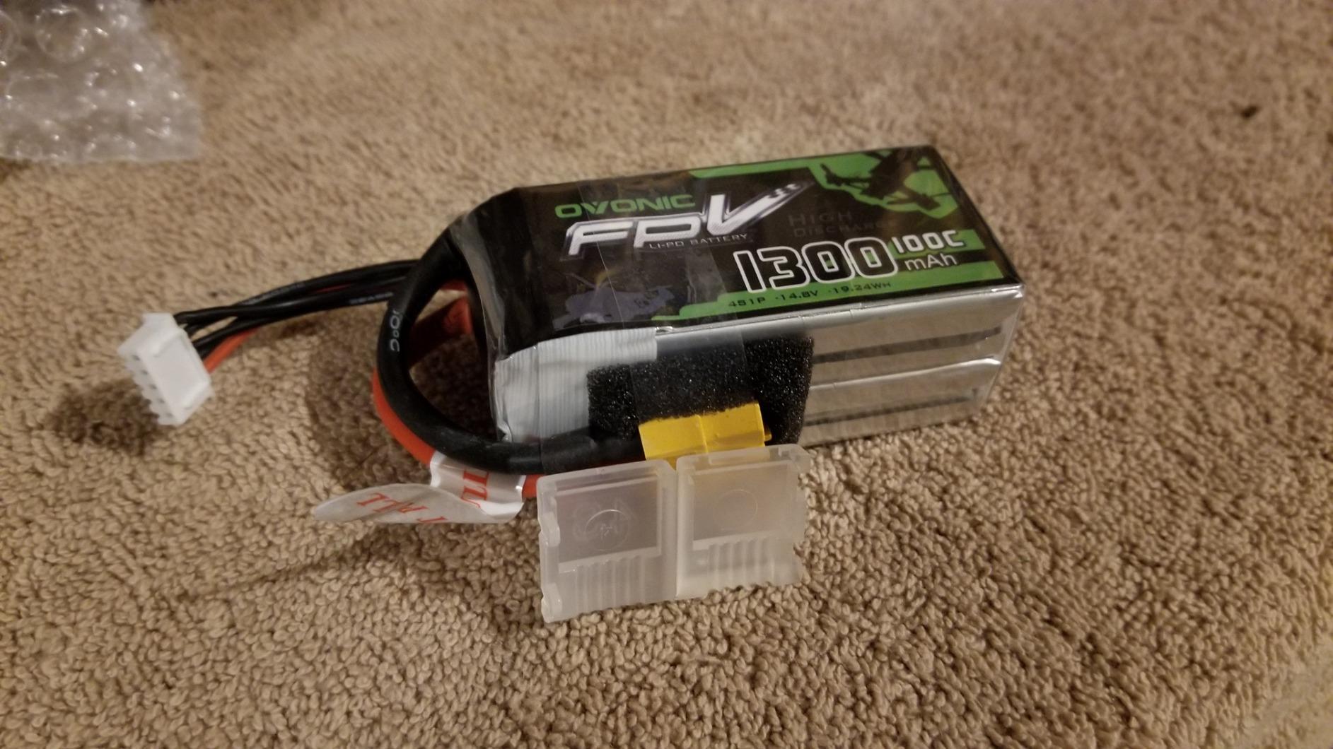 OVONIC 4s Lipo Battery 100C 1300mAh 14.8V Lipo Battery with XT60 Connector for RC FPV Racing Drone Quadcopter customer photo 2