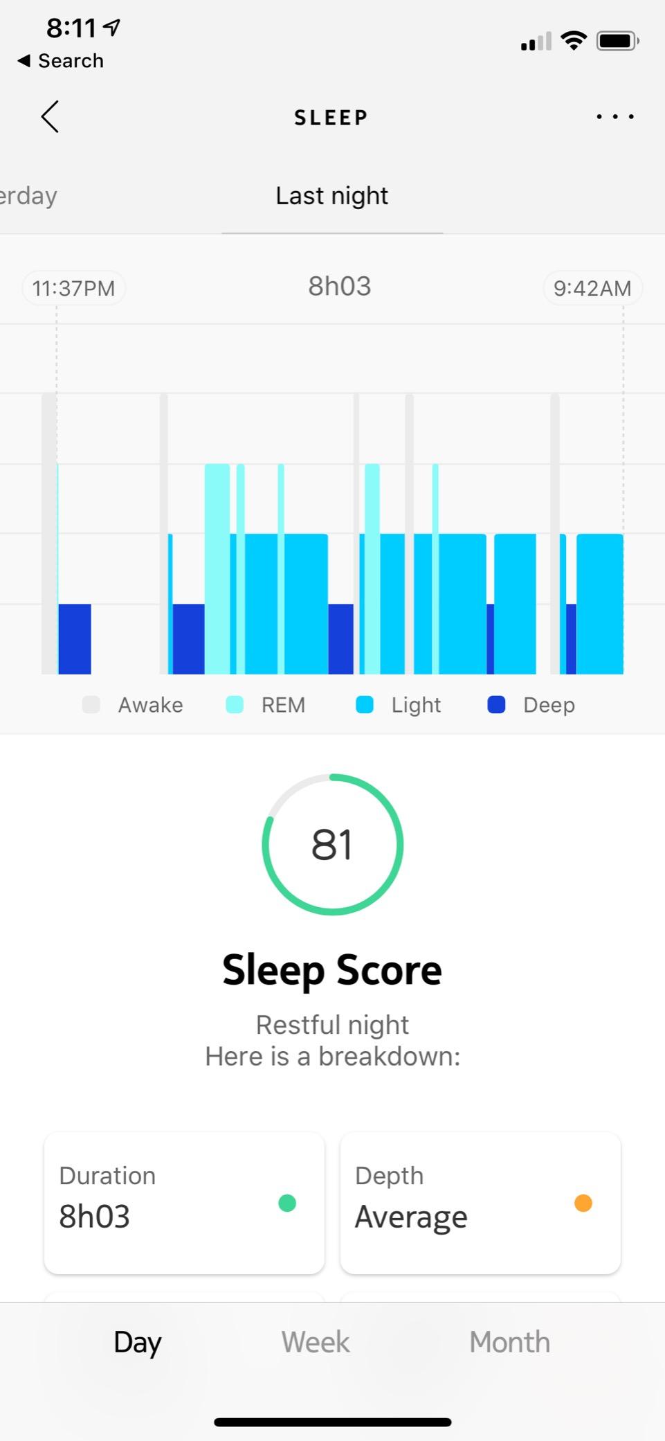 Withings Sleep - Sleep Tracking Pad Under The Mattress With Sleep Cycle Analysis customer photo 1