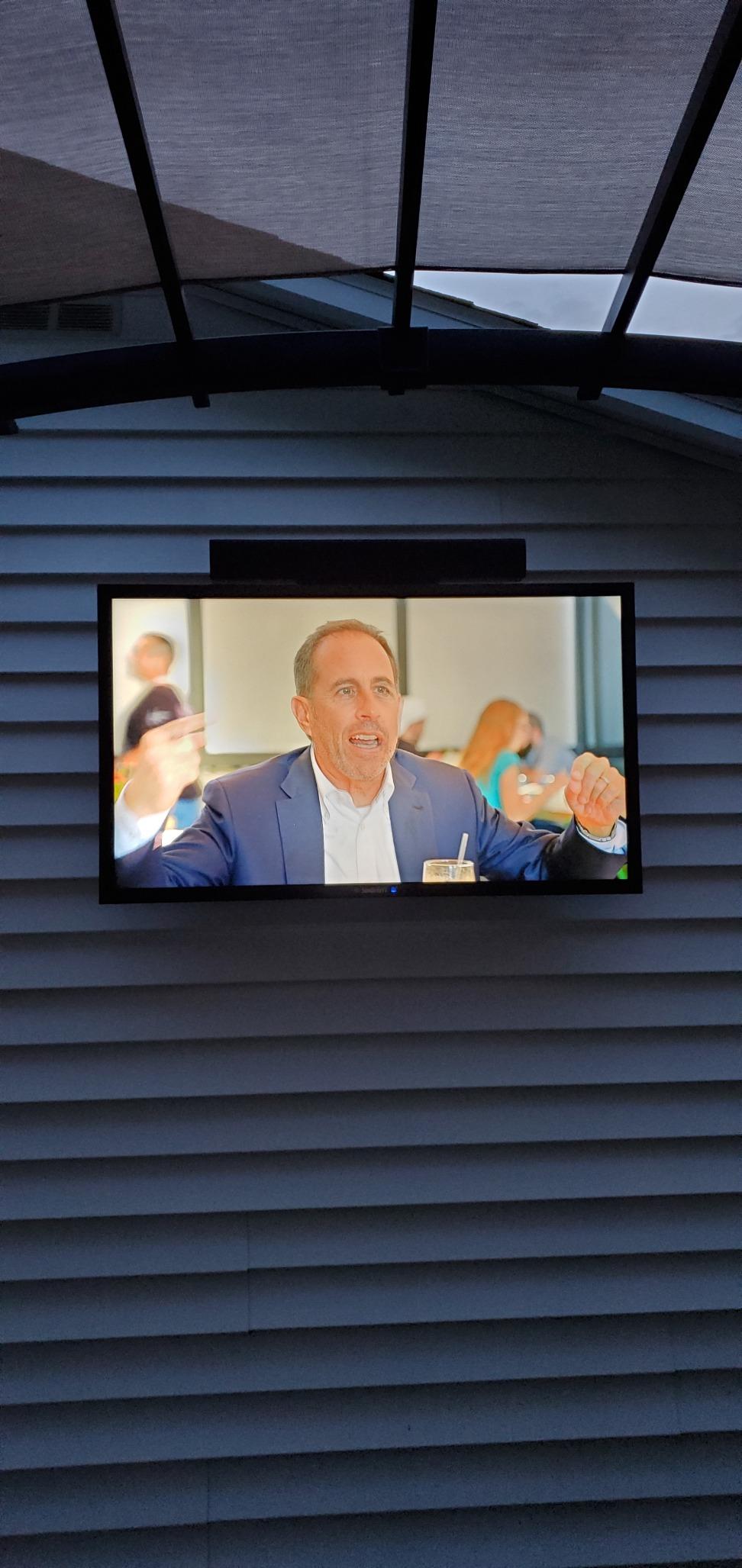 SunBrite SE 43-inch Partial Sun Outdoor TV | 4K Ultra HD LED Weatherproof Television - Includes Speaker bar (SB-SE-43-4K-BL) customer photo 2