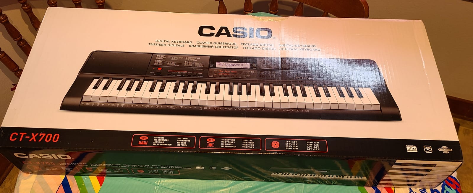 Casio CT-X700 61-Key Portable Keyboard | 600 Tones | AiX Sound Engine | 195 rhythms and AiX sound engine with portable styling for musicians, performers, lessons and everyday practice customer photo 1