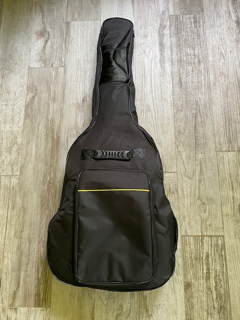 CAHAYA 41 In Acoustic Guitar Bag 0.35 In Thick Padding Water Resistant Soft Guitar Case Dual Adjustable Shoulder Strap Gig Bag with Back Hanger Loop, Black CY0152 customer photo 1