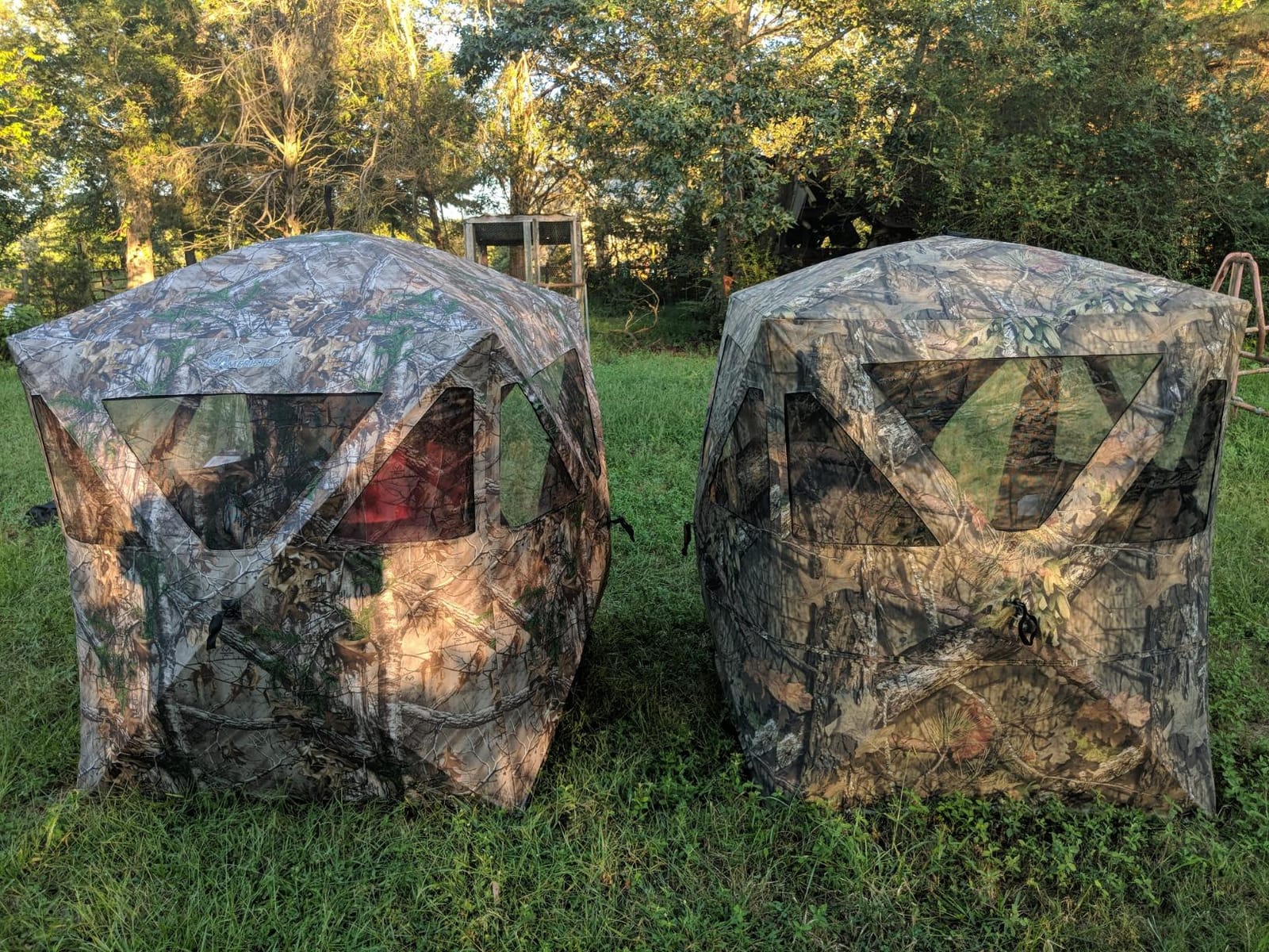 Rhino Blinds R100-MOC Tough 2 Person Outside Game Deer and Turkey Hunting Pop-Up Ground Blind, Breakup Country Camouflage customer photo 1