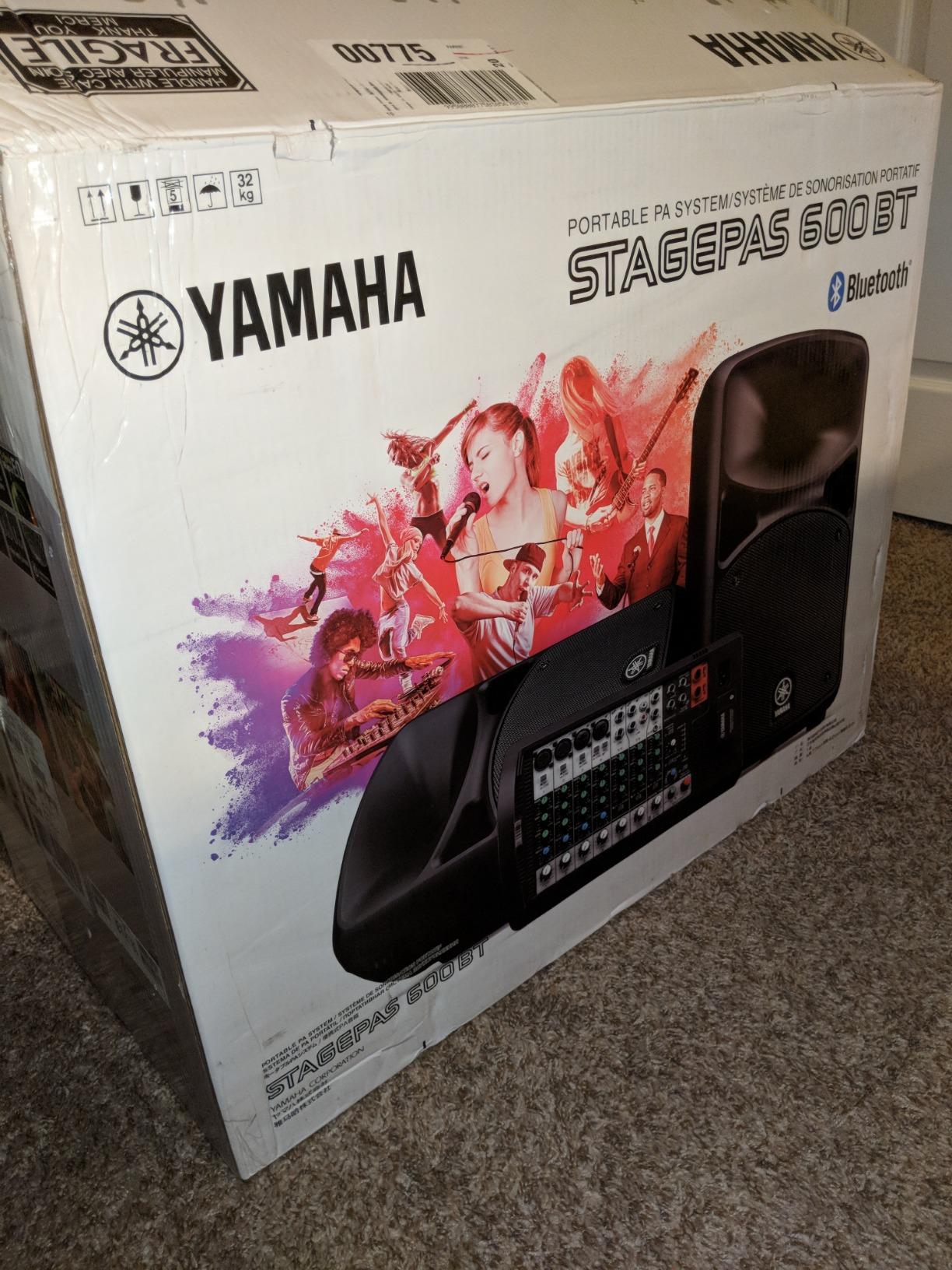 Yamaha Portable PA System with Bluetooth Stagepas 600BT customer photo 2