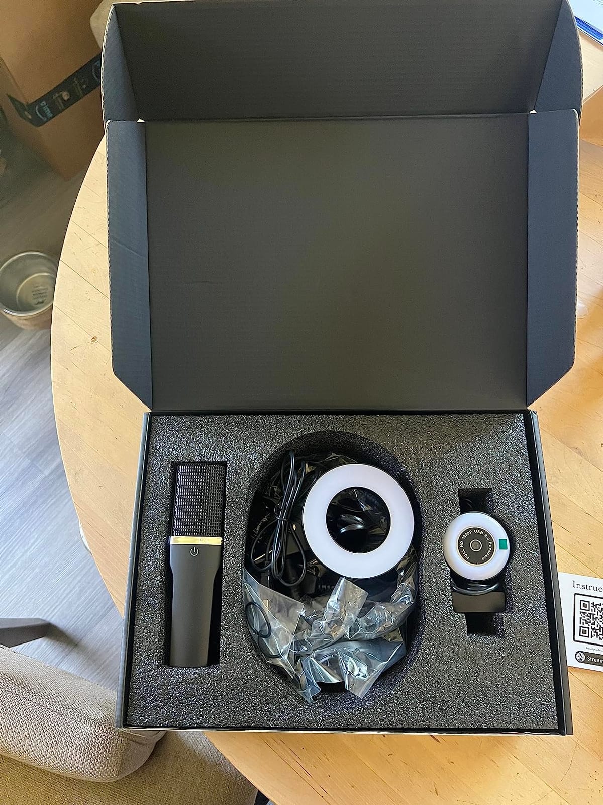 Webcam Streaming Kit with USB RGB Microphone & LED Light - 1080P 30FPS Streaming Camera Bundle for Twitch, YouTube, Podcasting, WFH - PC & Mac Compatible (Not for PS5 Alone) customer photo 1