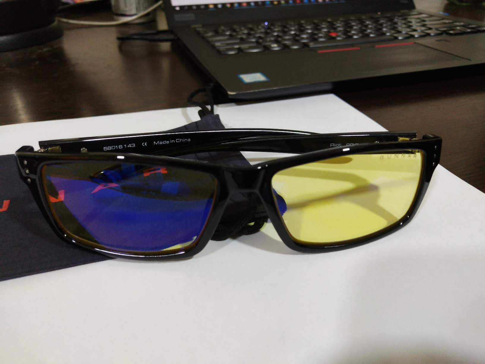 GUNNAR - Premium Gaming and Computer Glasses - Blocks Blue Light - Riot customer photo 1
