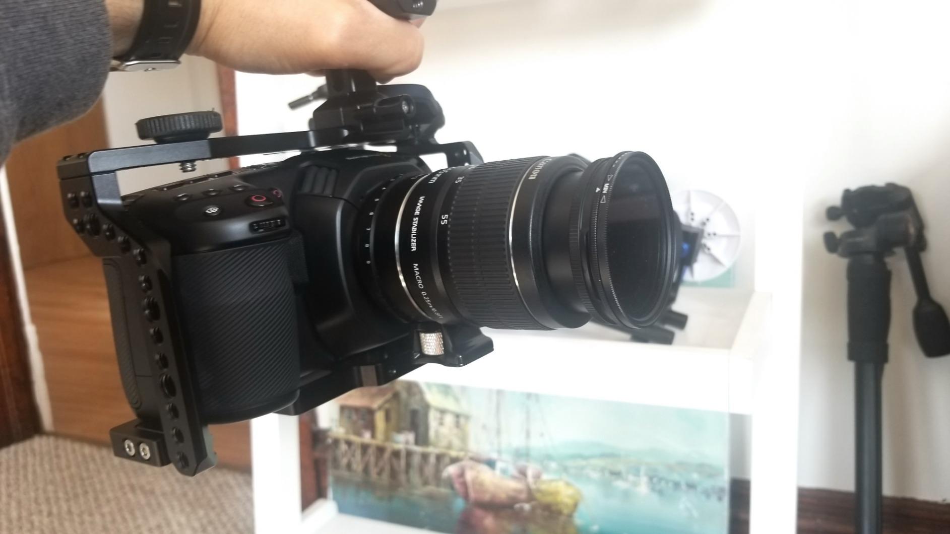 Blackmagic Design Pocket Cinema Camera 4K (CINECAMPOCHDMFT4K) customer photo 1