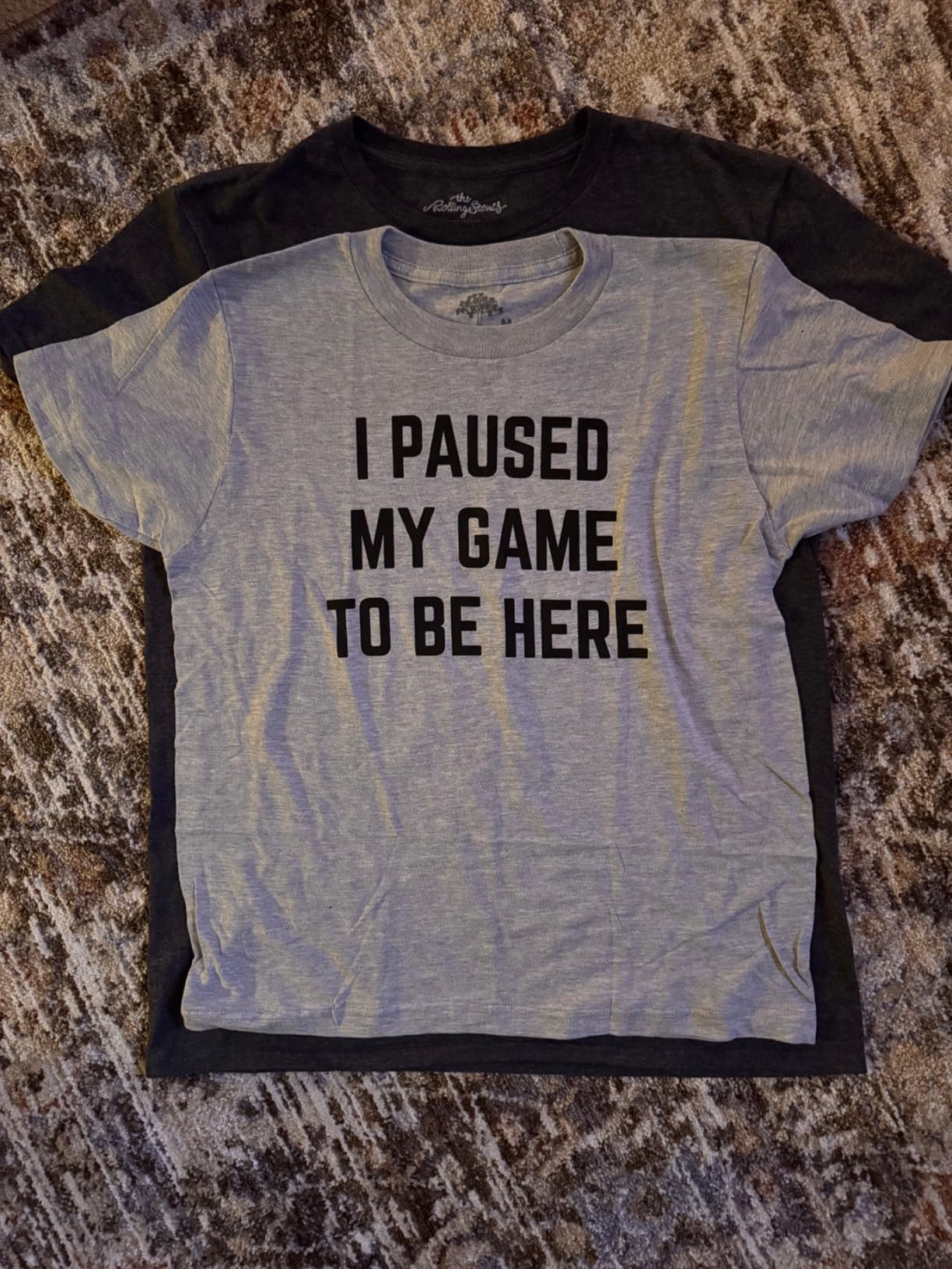 I Paused My Game to Be Here - Funny Video Gamer Humor Joke for Men Women T-Shirt customer photo 1