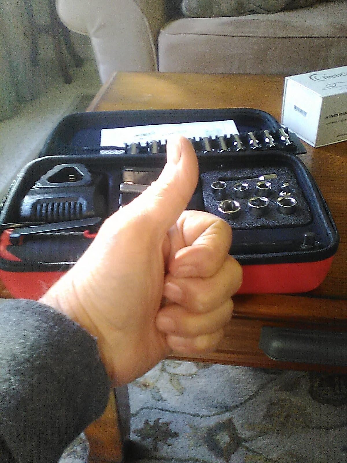 AOBEN Cordless Electric Ratchet Wrench Set, 3/8