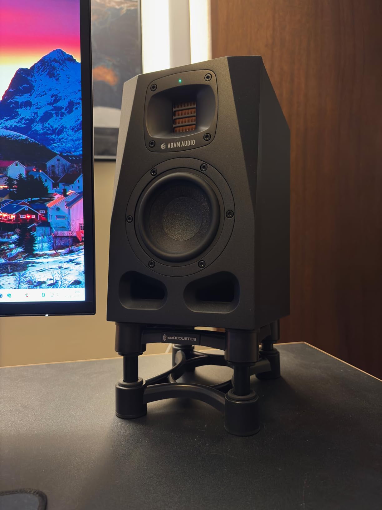 IsoAcoustics Iso-Stand Series Speaker Isolation Stands with Height & Tilt Adjustment: Iso-155 (6.1