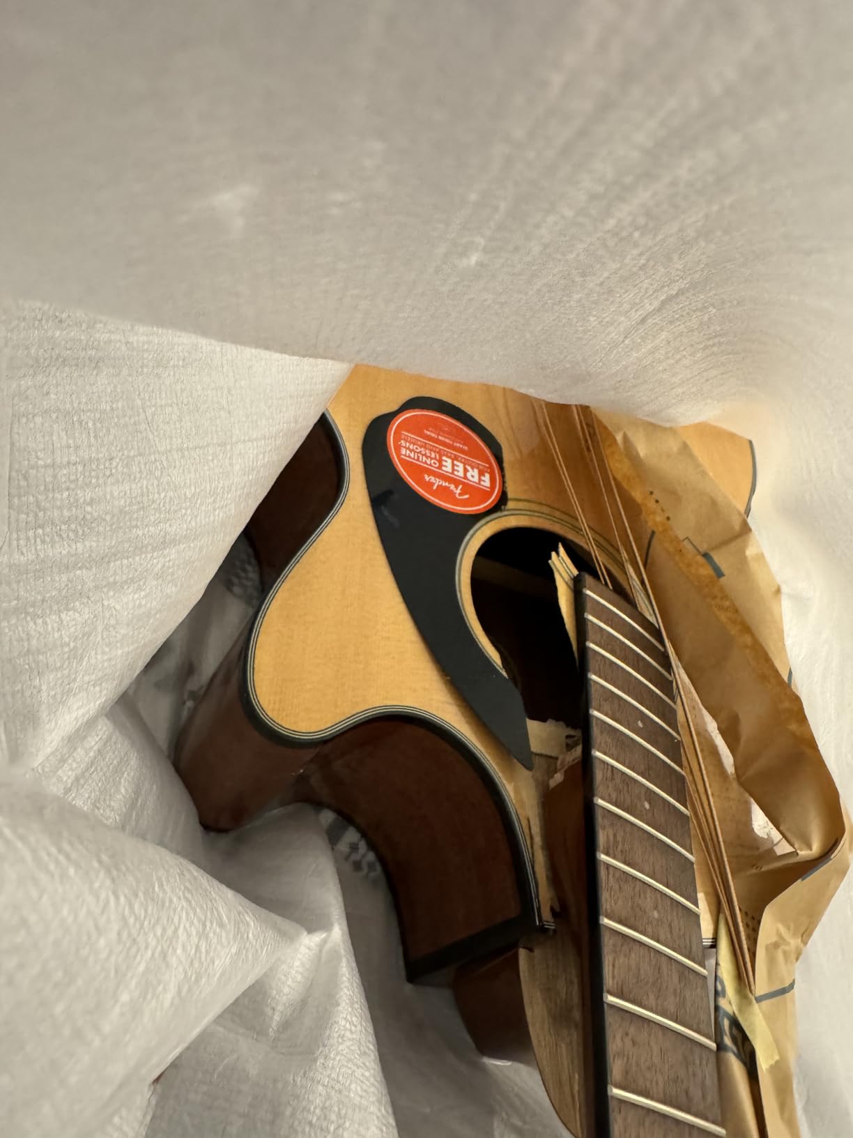 Fender Acoustic Bass Guitar 4-String with Fishman Bass Acoustic Guitar Pickup with Tuner and Equalizer customer photo 2