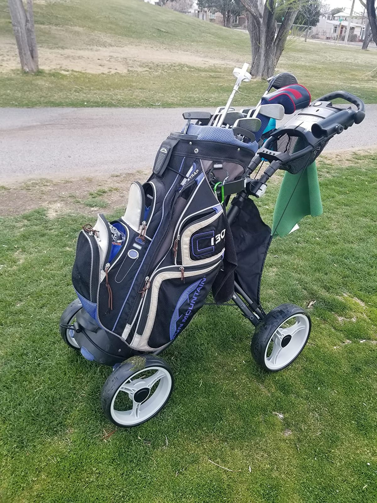 Caddytek CaddyTek Superlite 4 Wheel Golf Push Cart, Explorer Version 8 customer photo 1