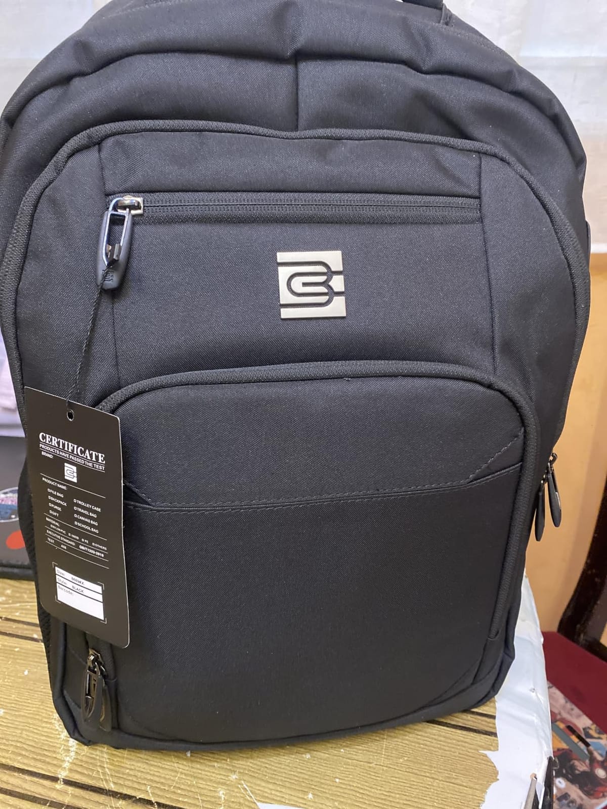 Laptop Backpack, Business Travel Anti Theft Slim College Backpack | Water Resistant Durable Computer Bag Gift for Women & Men Fits 15.6 Inch Laptop and Notebook - Black customer photo 2