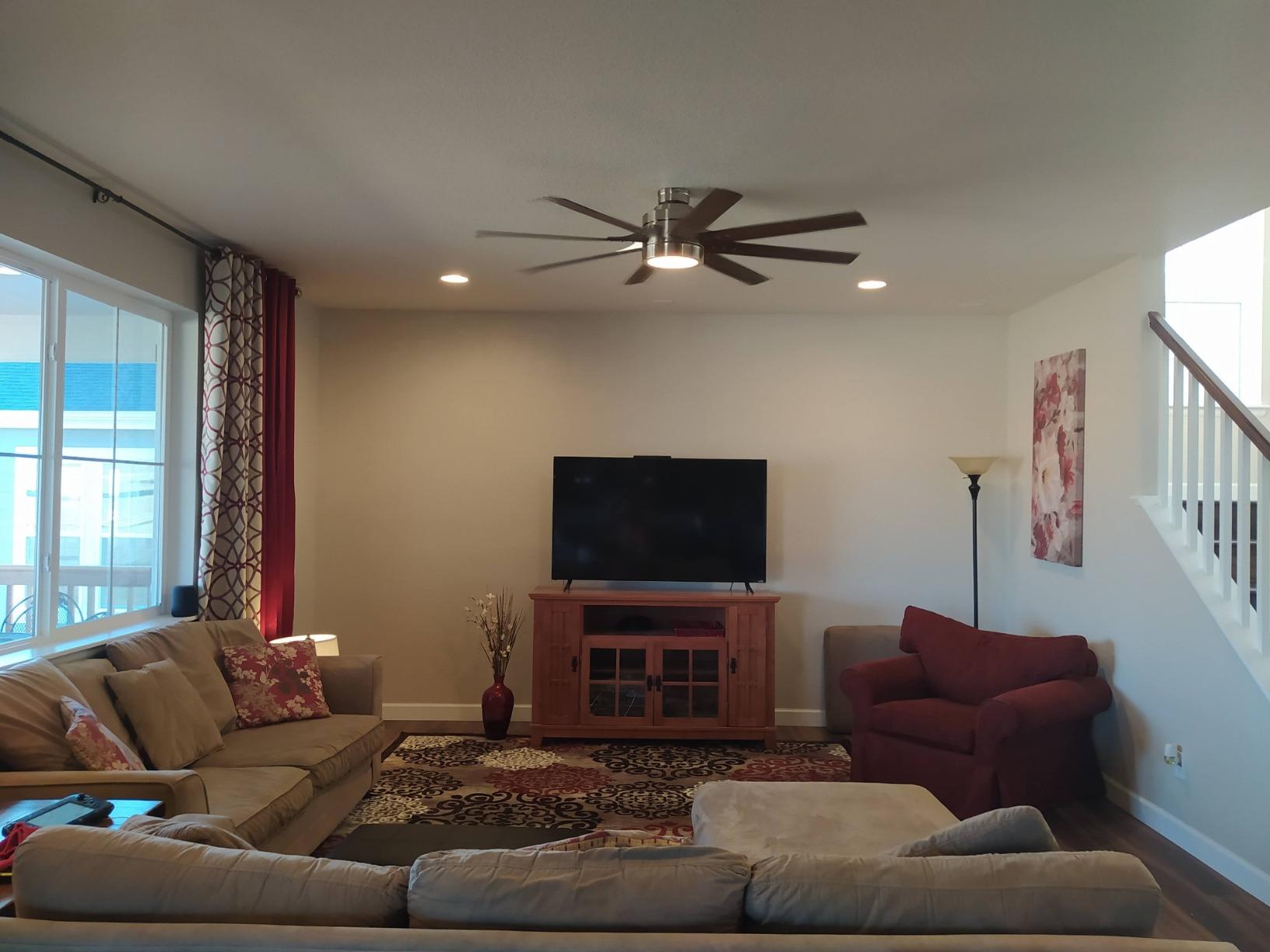 Honeywell Ceiling Fans Xerxes Modern 62 Inch Ceiling Fan with Light, Remote Control, LED Indoor Fan with 8 Blades customer photo 2