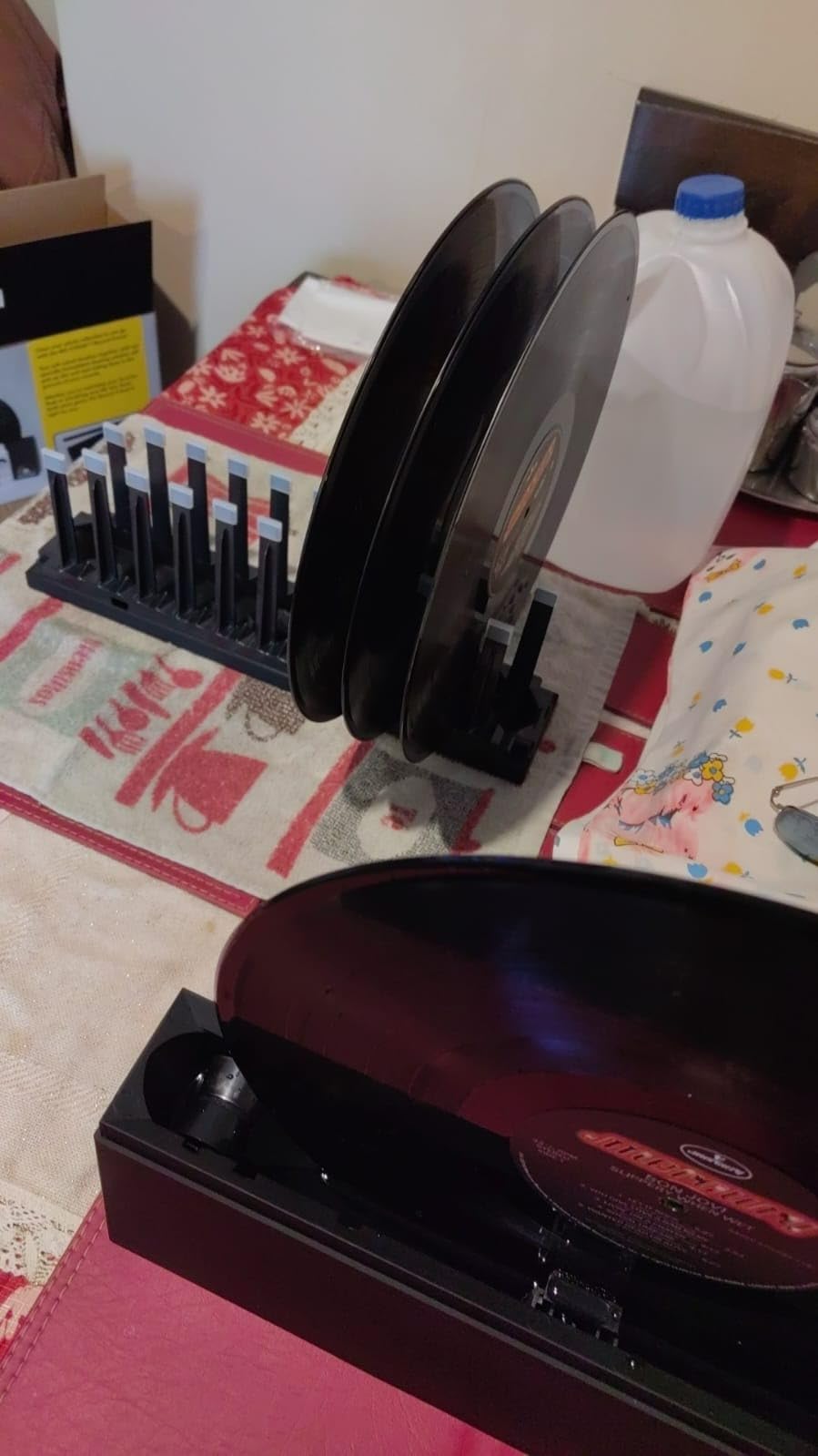Big Fudge Vinyl Record Cleaner Kit - Cleaning Machine with care Solution, Microfiber Cloth and Brush - Scratch-Free Album Care - Record Player Accessories customer photo 2