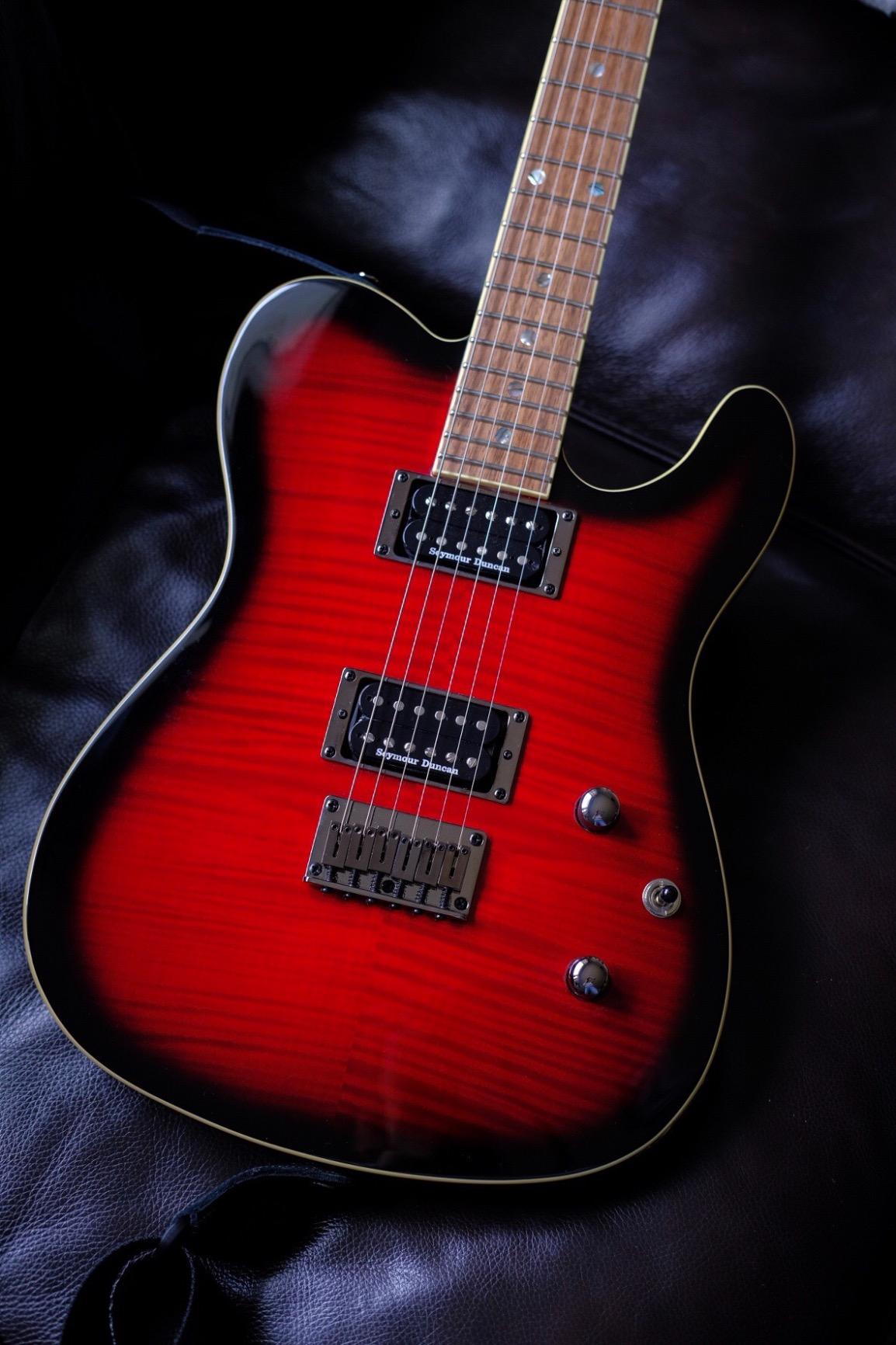 Fender Custom Telecaster FMT HH Electric Guitar, Features Seymour Duncan '59/Pearly Gates Humbuckers with Coil Tap, with 2-Year Warranty, Black Cherry Burst customer photo 1