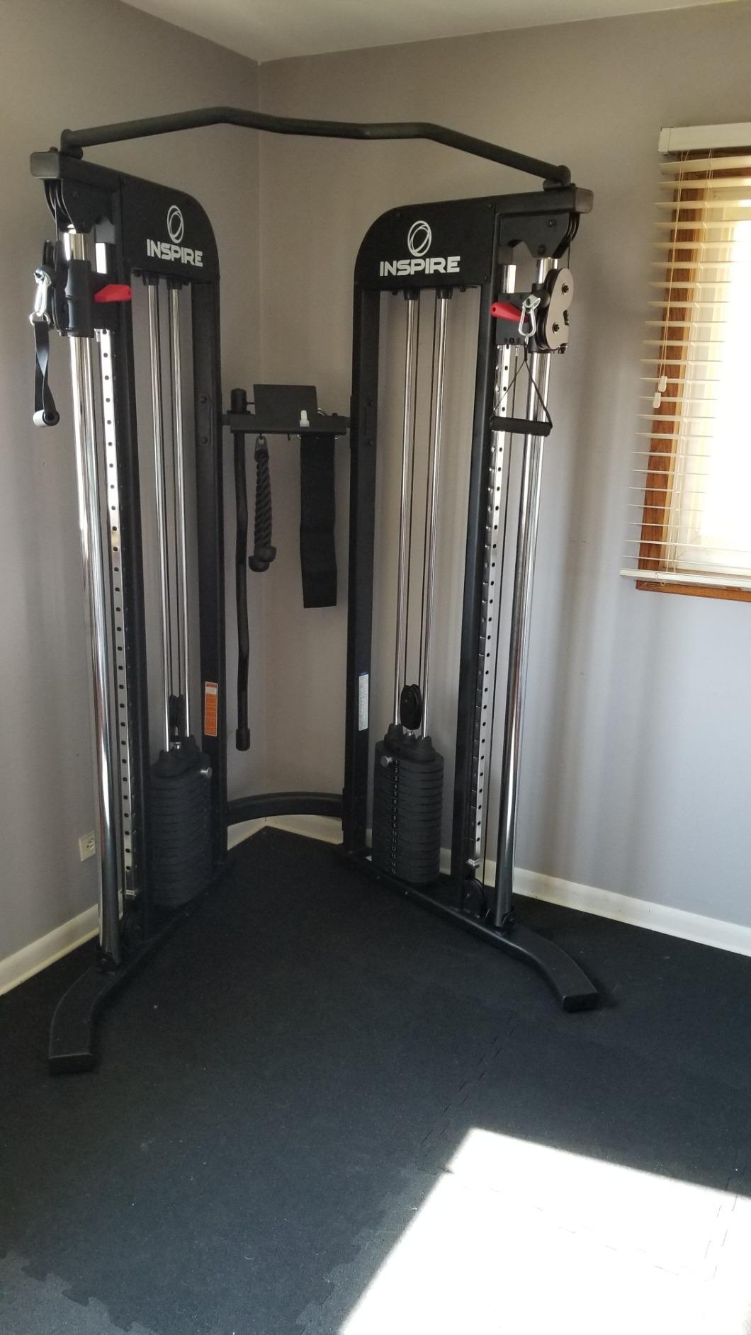Inspire Fitness FTX Functional Trainer, Compact at Home Workout Machine with Accessories, Space Saving Design, Home Gym Cable Machine and Two 165 lb Weight Stacks customer photo 2