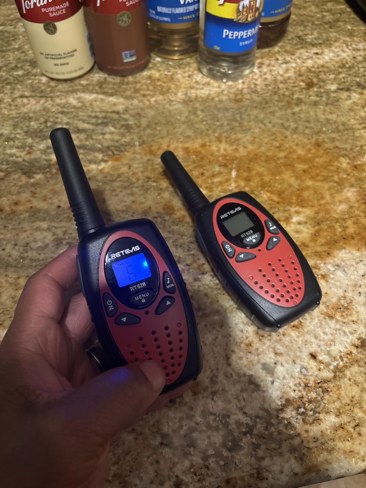 Retevis RT628 Walkie Talkies, Hiking Camping Essentials for Family School | For Outdoor Camping Hiking, Birthday Gift, Kids Walkie Talkies Family Friendly, 22CH, VOX, Keypad Lock, Durable, Easy to Use customer photo 1