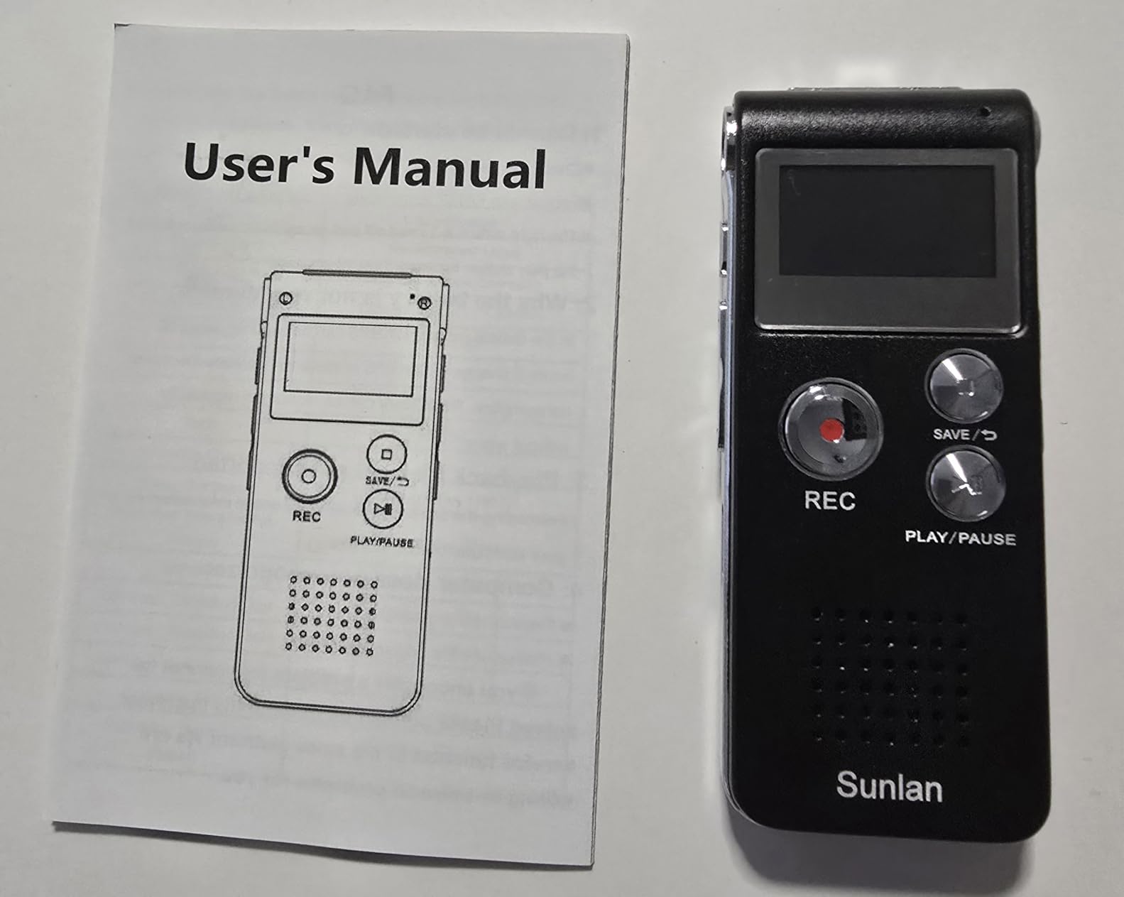 Digital Voice Recorder 16GB Voice Recorder with Playback for Lectures - USB Rechargeable Dictaphone Upgraded Small Tape Recorder Device customer photo 1