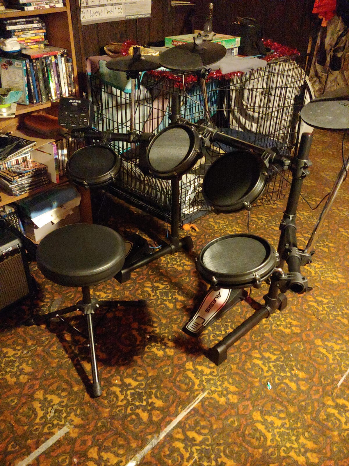 Alesis Turbo Mesh Kit Electric Drum Set | Compact Design, 8