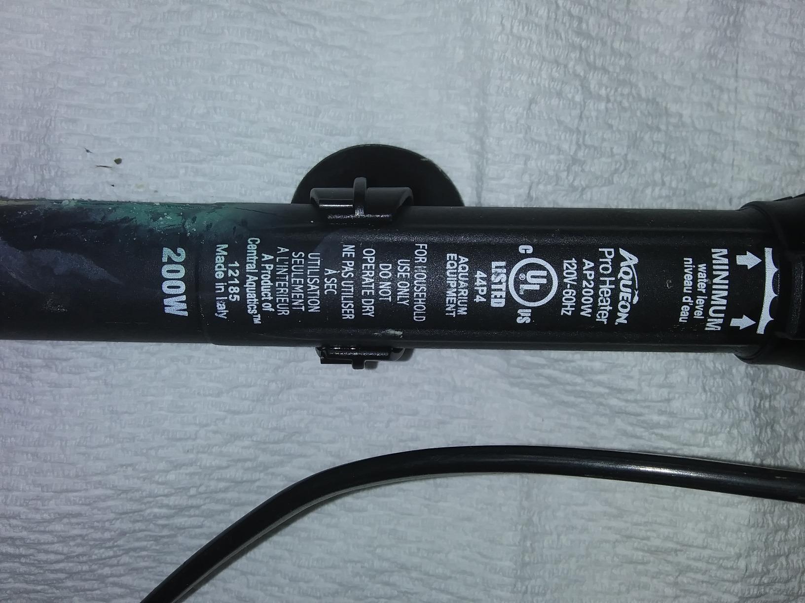 Aqueon Pro 300 Submersible Fish Tank Heater, 300 Watts | 300 watt aquarium heater, adjustable 68 to 88F, auto shut-off, for fresh and saltwater aquariums customer photo 2