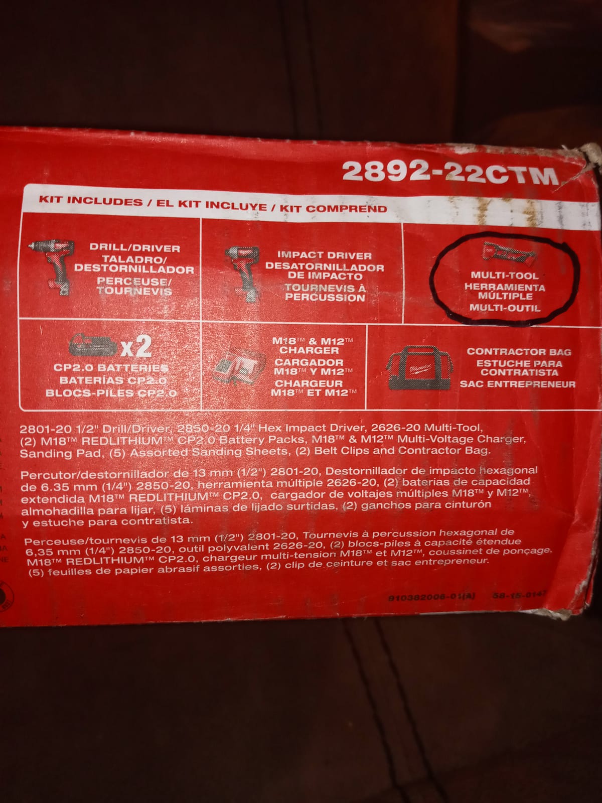 Milwaukee 2892-22CT M18 Compact Brushless 2-Tool Combo Kit, Drill Driver/Impact Driver customer photo 1