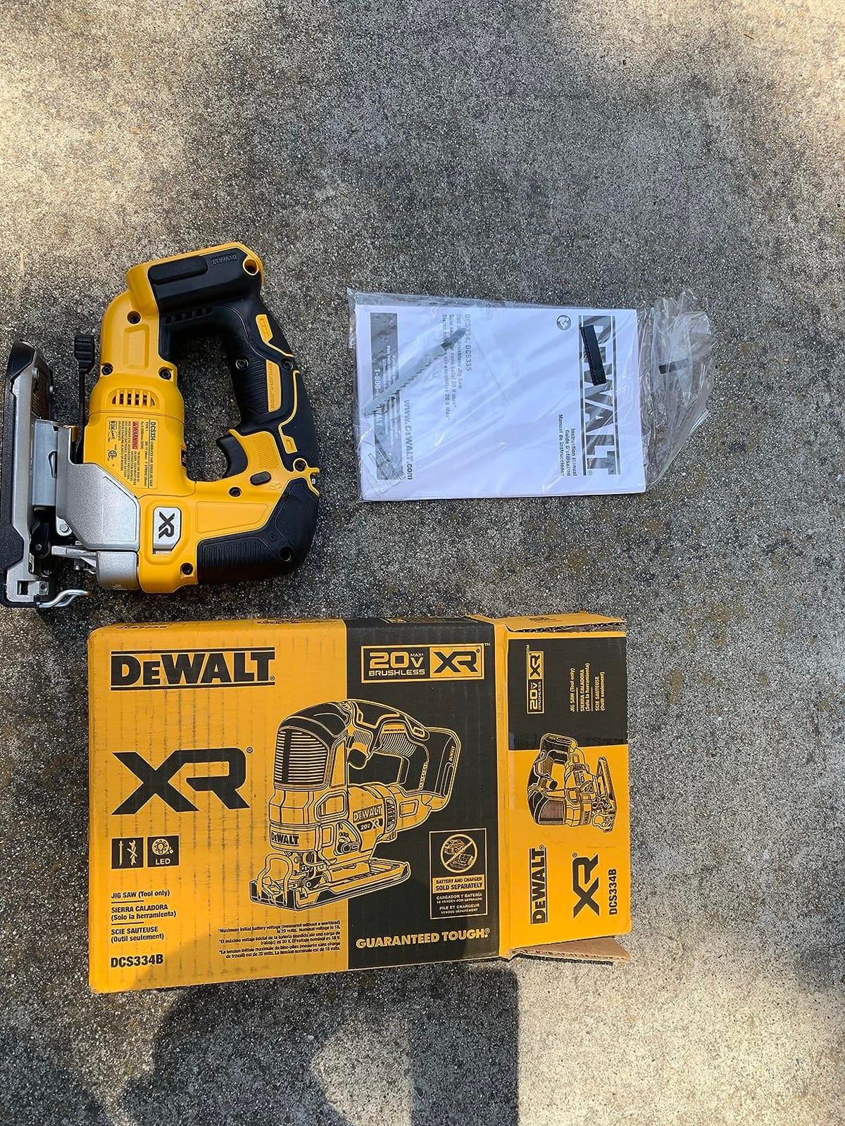 DEWALT 20V MAX XR Jig Saw, 3,200 Blade Speed, Cordless, Brushless Motor, LED Light, Bare Tool Only (DCS334B) customer photo 2