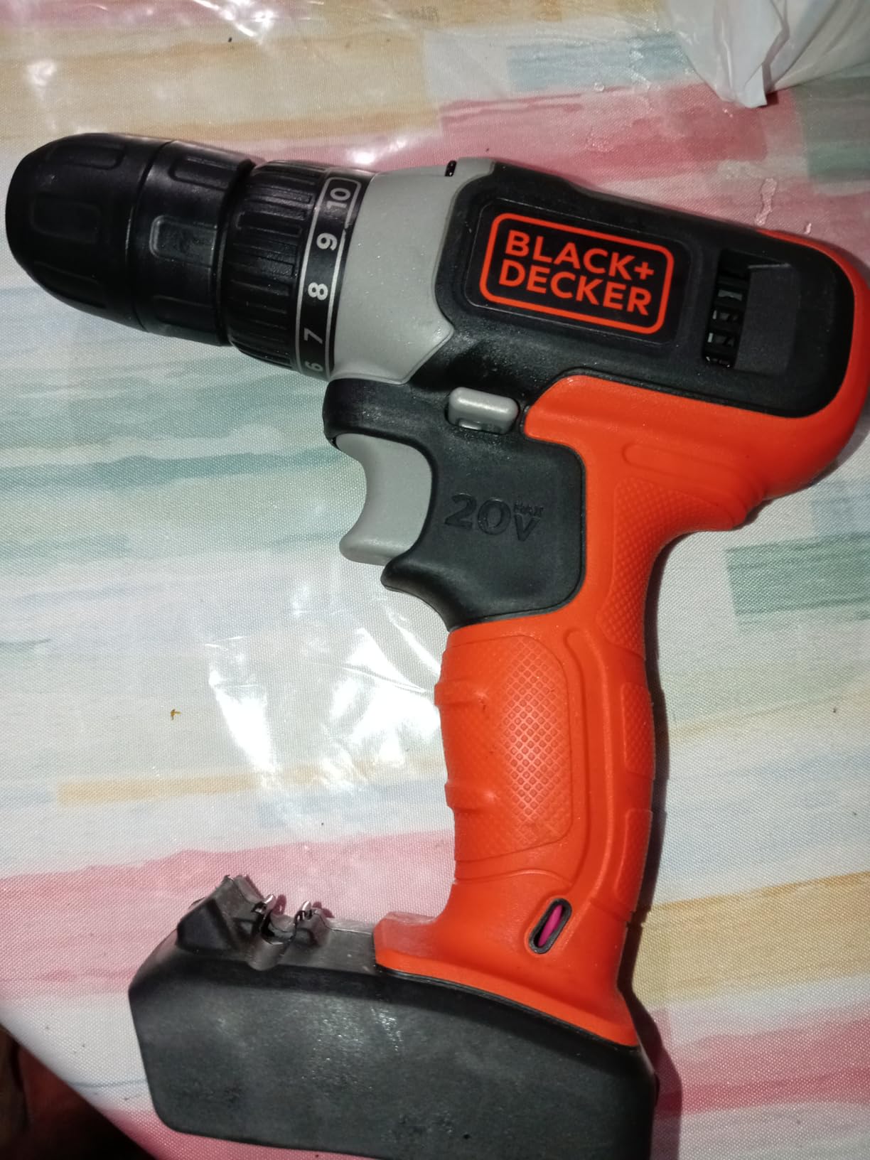BLACK+DECKER 20V MAX Cordless Drill Kit with Battery, Charger, Includes Double Sided Drill Bit (BCD702C1) customer photo 1