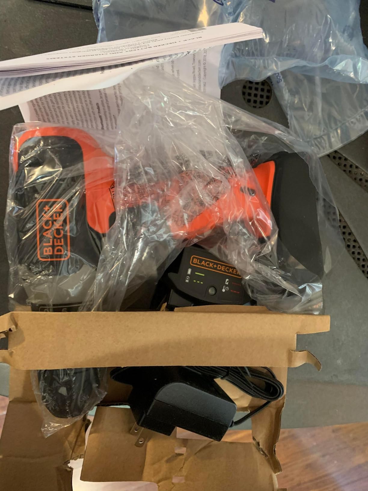BLACK+DECKER 20V MAX Cordless Drill Kit with Battery, Charger, Includes Double Sided Drill Bit (BCD702C1) customer photo 2