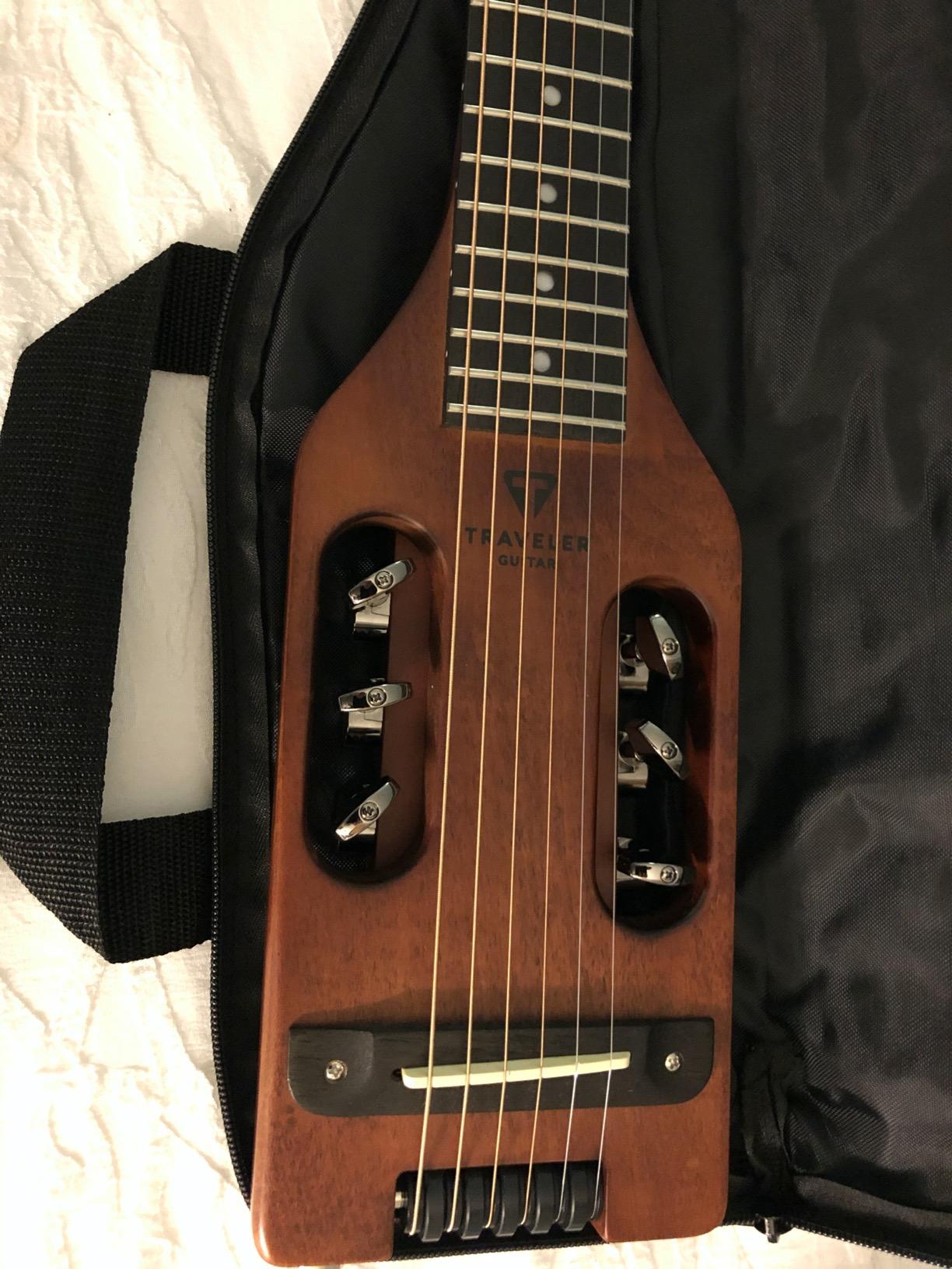 Traveler Guitar Ultra-Light Acoustic Acoustic-Electric Guitar, Antique Brown customer photo 1