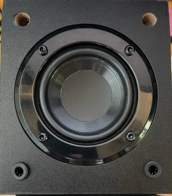 Monoprice Premium Immersive Satellite Speakers - Pair, 3 Inch Woofer, 3/4Inch Aluminum Dome, 100 Watt Input Power, Black customer photo 2