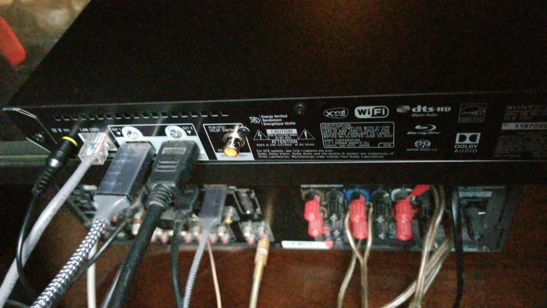 Sony UBP-X700M HDR 4K UHD Network Blu-ray Disc Player | HDMI cable customer photo 1