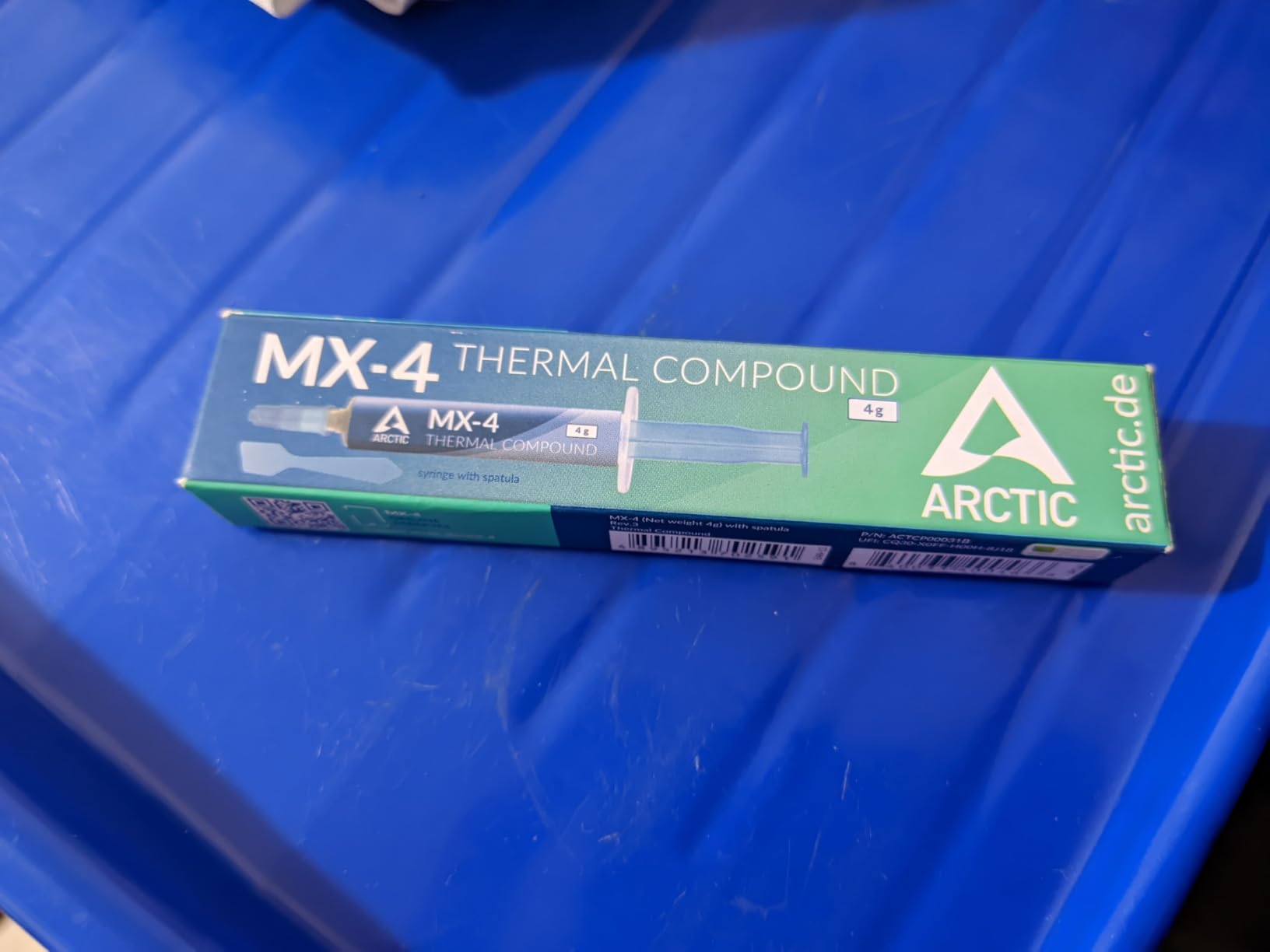 ARCTIC MX-4 (4 g) - Premium Performance Thermal Paste for All Processors (CPU, GPU - PC, PS4, Xbox), Very high Thermal Conductivity, Long Durability, Safe Application, Non-Conductive, Non-capacitive customer photo 2